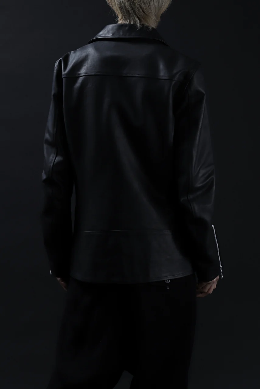 ISAMU KATAYAMA BACKLASH xx GUIDI COMMA 8 DOUBLE RIDERS / CALF "Vitello Fiore Volonato" (BLACK) ※ - Image 6