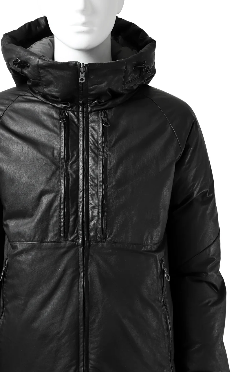 ISAMU KATAYAMA BACKLASH xx NANGA REVERSIBLE AURORA DOWN JACKET / KANGAROO x NYLON x POLISH WHITE GOOSE (BLACK x GREY) - Image 12