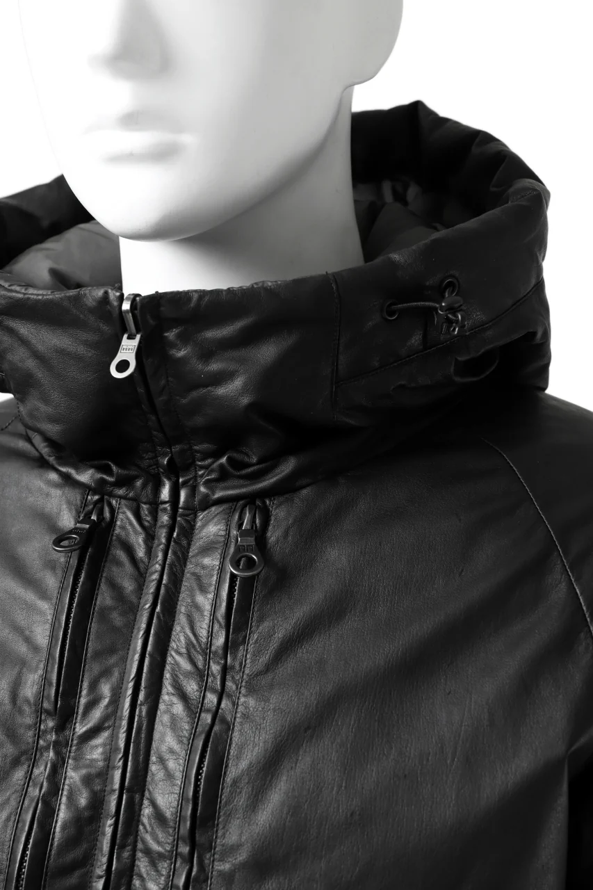 ISAMU KATAYAMA BACKLASH xx NANGA REVERSIBLE AURORA DOWN JACKET / KANGAROO x NYLON x POLISH WHITE GOOSE (BLACK x GREY) - Image 13