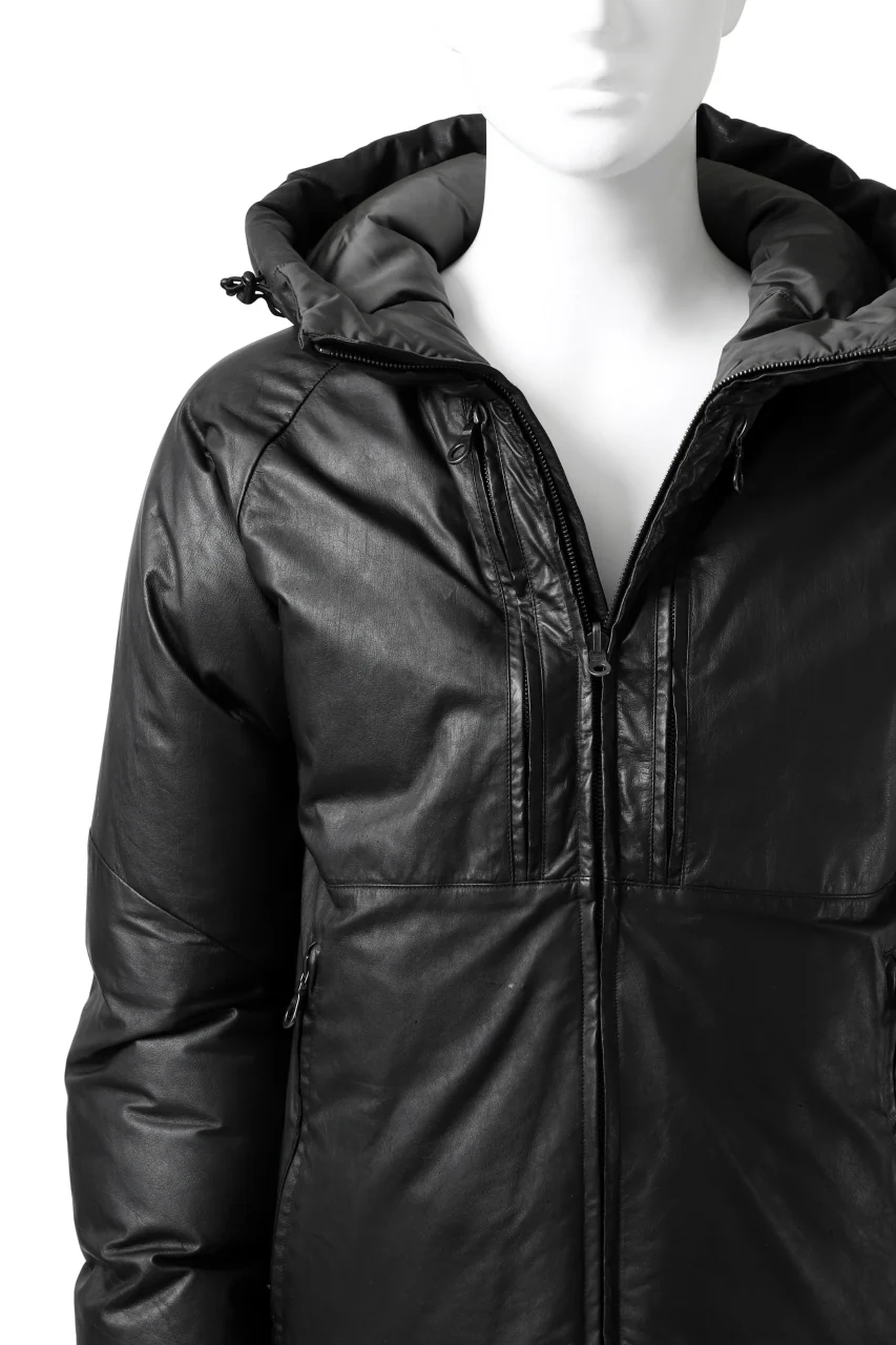 ISAMU KATAYAMA BACKLASH xx NANGA REVERSIBLE AURORA DOWN JACKET / KANGAROO x NYLON x POLISH WHITE GOOSE (BLACK x GREY) - Image 14