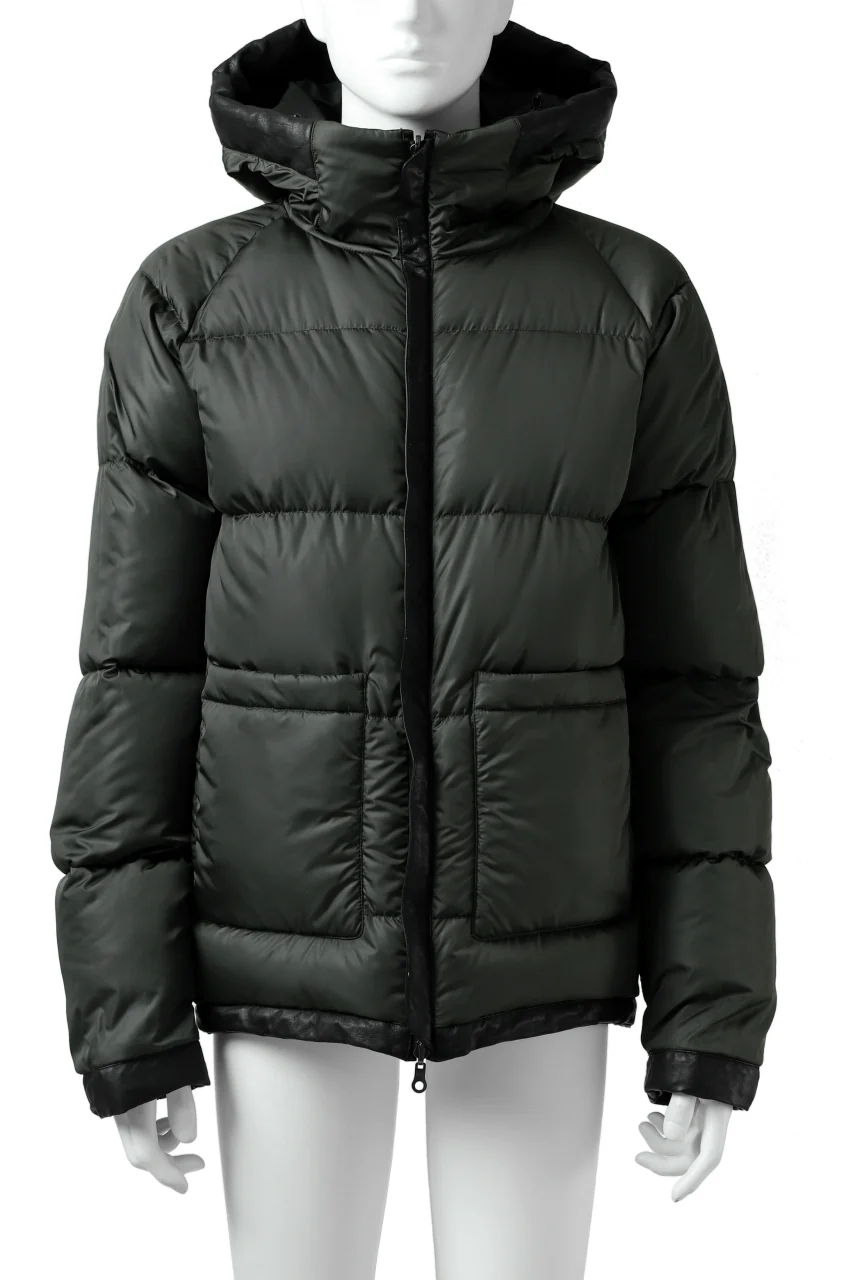 ISAMU KATAYAMA BACKLASH xx NANGA REVERSIBLE AURORA DOWN JACKET / KANGAROO x NYLON x POLISH WHITE GOOSE (BLACK x GREY) - Image 22