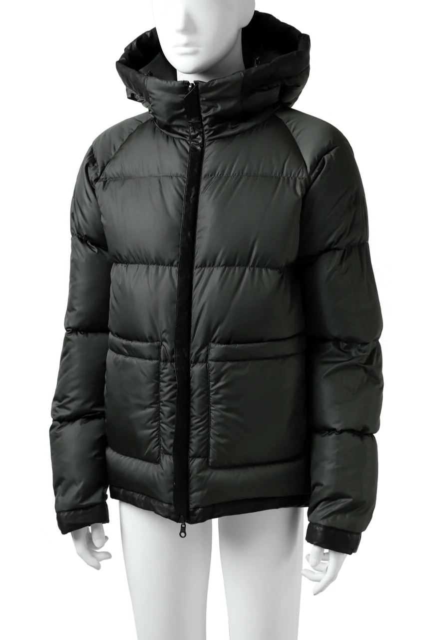 ISAMU KATAYAMA BACKLASH xx NANGA REVERSIBLE AURORA DOWN JACKET / KANGAROO x NYLON x POLISH WHITE GOOSE (BLACK x GREY) - Image 23