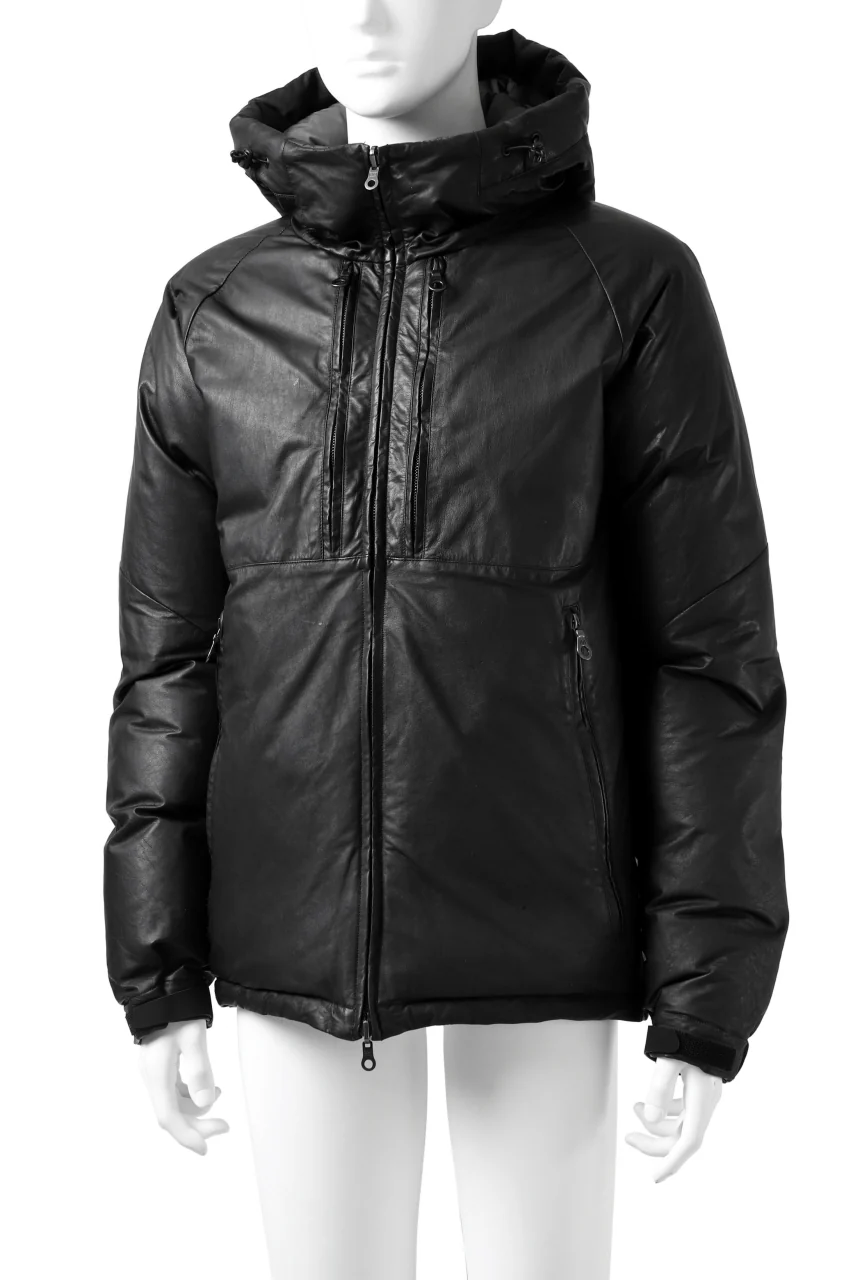 ISAMU KATAYAMA BACKLASH xx NANGA REVERSIBLE AURORA DOWN JACKET / KANGAROO x NYLON x POLISH WHITE GOOSE (BLACK x GREY) - Image 3