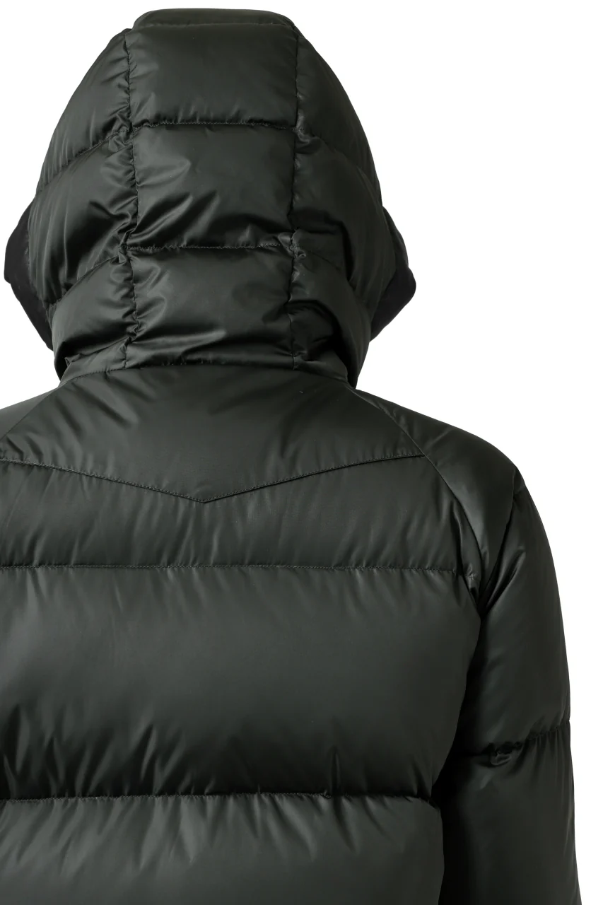 ISAMU KATAYAMA BACKLASH xx NANGA REVERSIBLE AURORA DOWN JACKET / KANGAROO x NYLON x POLISH WHITE GOOSE (BLACK x GREY) - Image 31