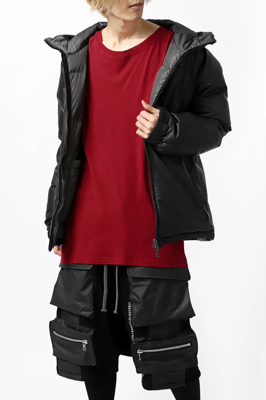 ISAMU KATAYAMA BACKLASH xx NANGA REVERSIBLE AURORA DOWN JACKET / KANGAROO x NYLON x POLISH WHITE GOOSE (BLACK x GREY) - Image 52