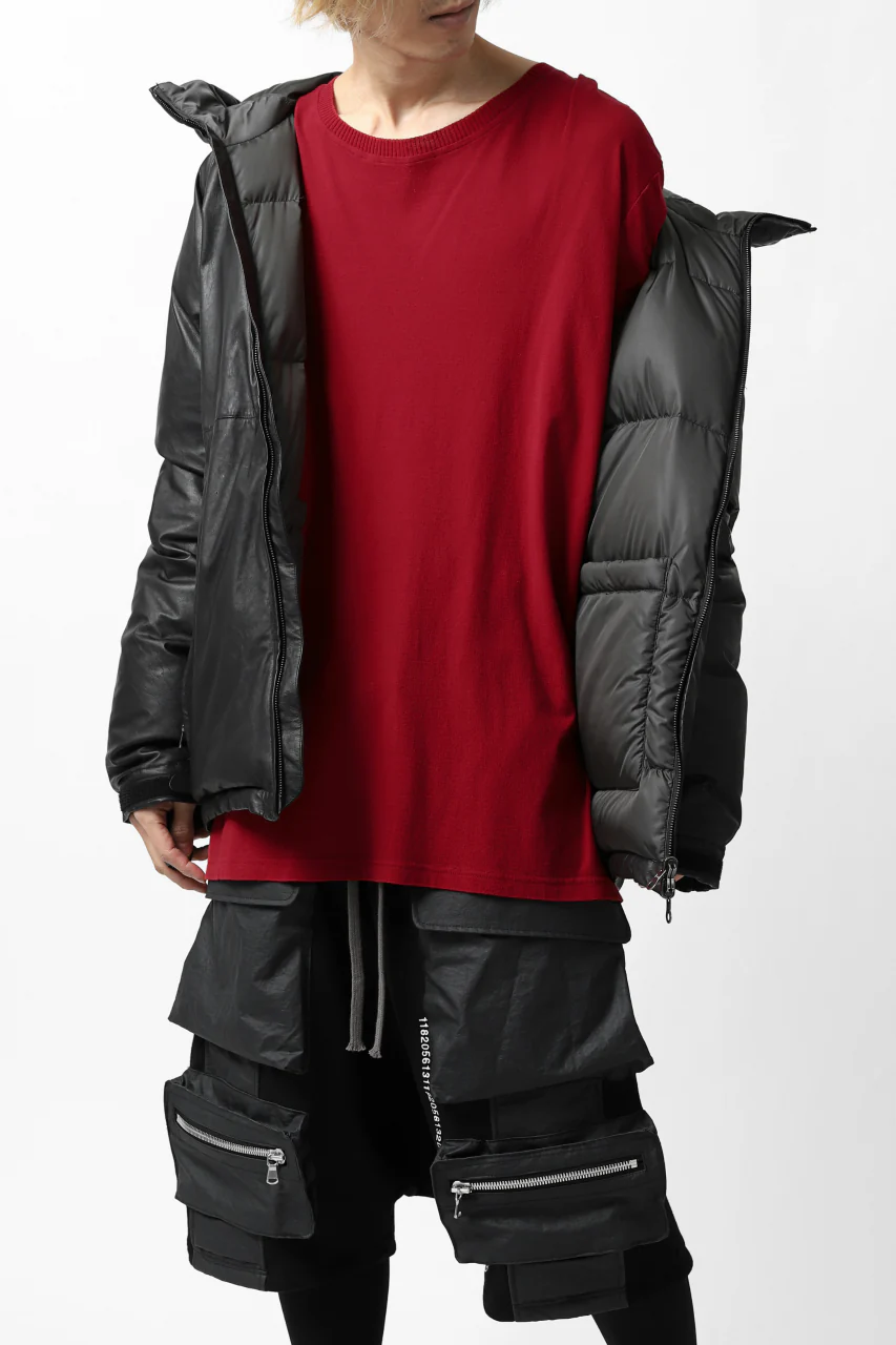ISAMU KATAYAMA BACKLASH xx NANGA REVERSIBLE AURORA DOWN JACKET / KANGAROO x NYLON x POLISH WHITE GOOSE (BLACK x GREY) - Image 53