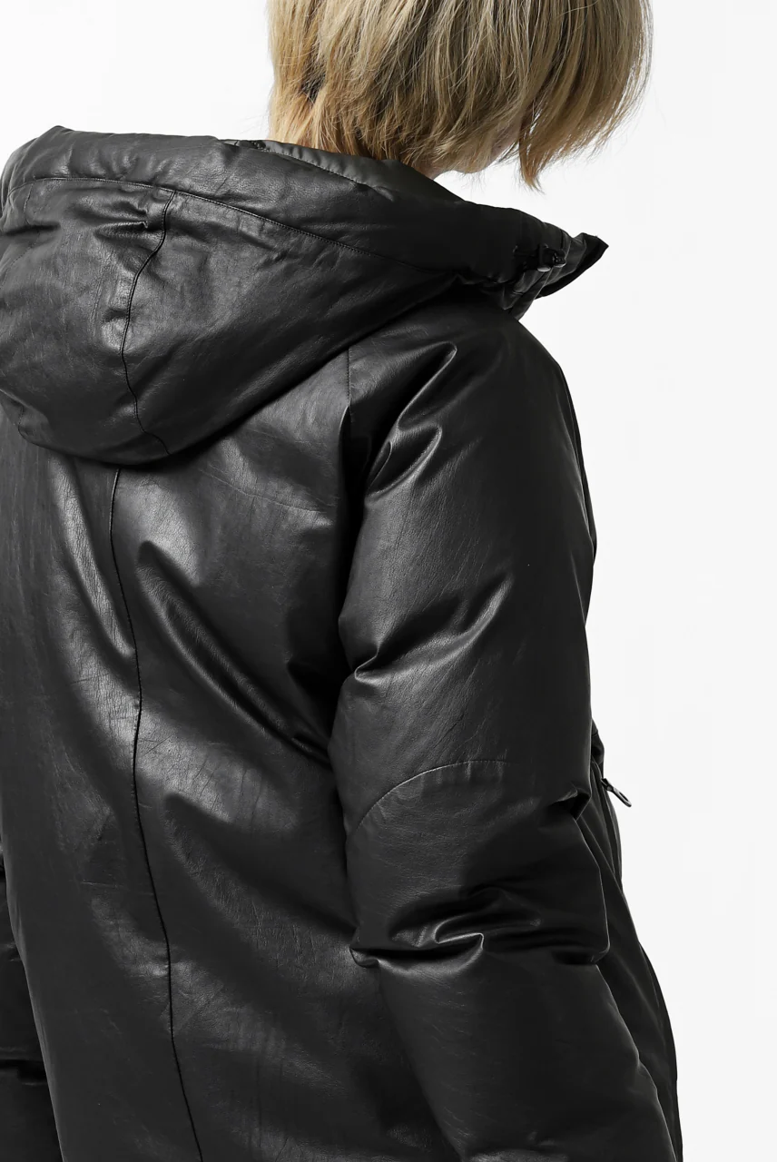 ISAMU KATAYAMA BACKLASH xx NANGA REVERSIBLE AURORA DOWN JACKET / KANGAROO x NYLON x POLISH WHITE GOOSE (BLACK x GREY) - Image 58