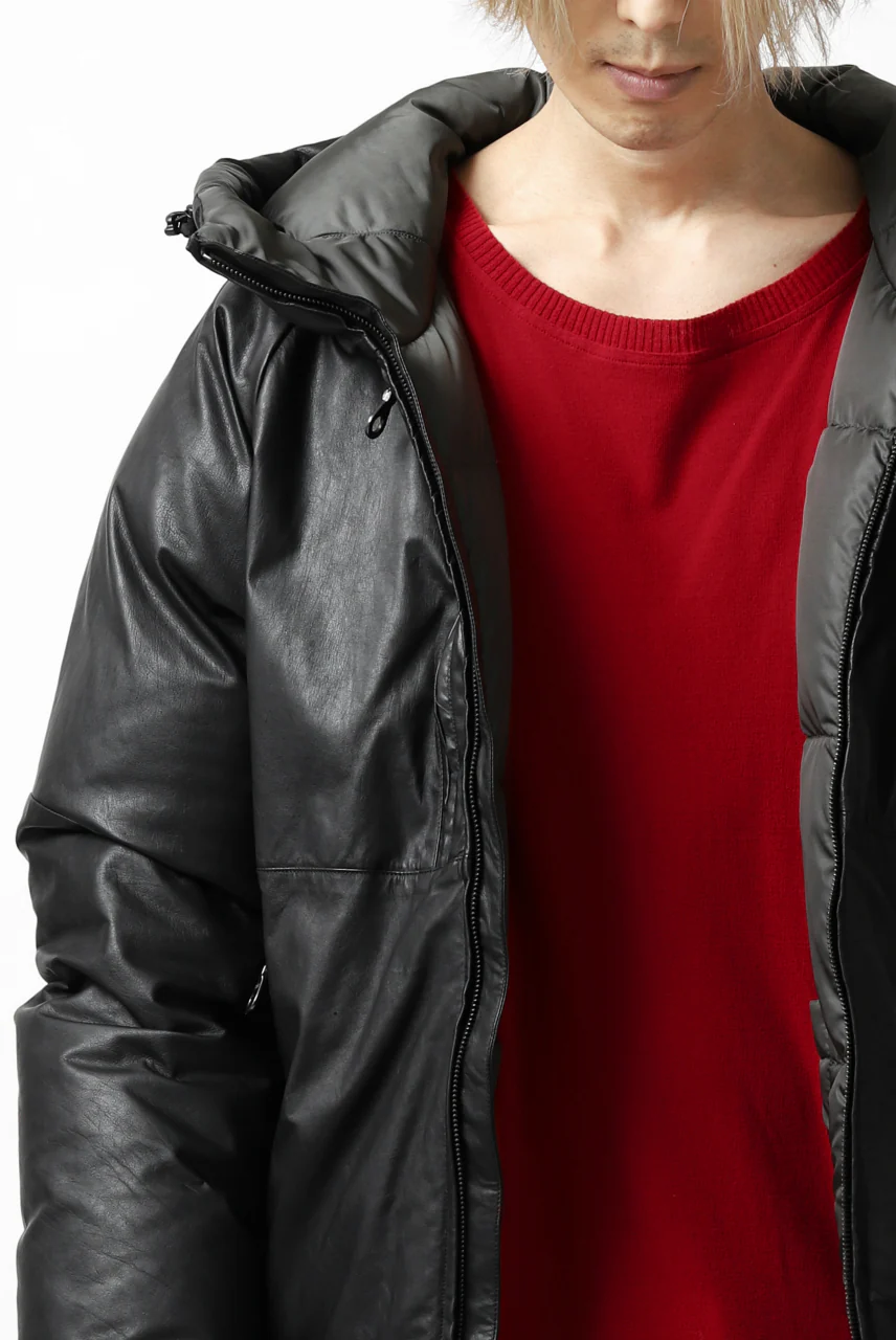 ISAMU KATAYAMA BACKLASH xx NANGA REVERSIBLE AURORA DOWN JACKET / KANGAROO x NYLON x POLISH WHITE GOOSE (BLACK x GREY) - Image 59