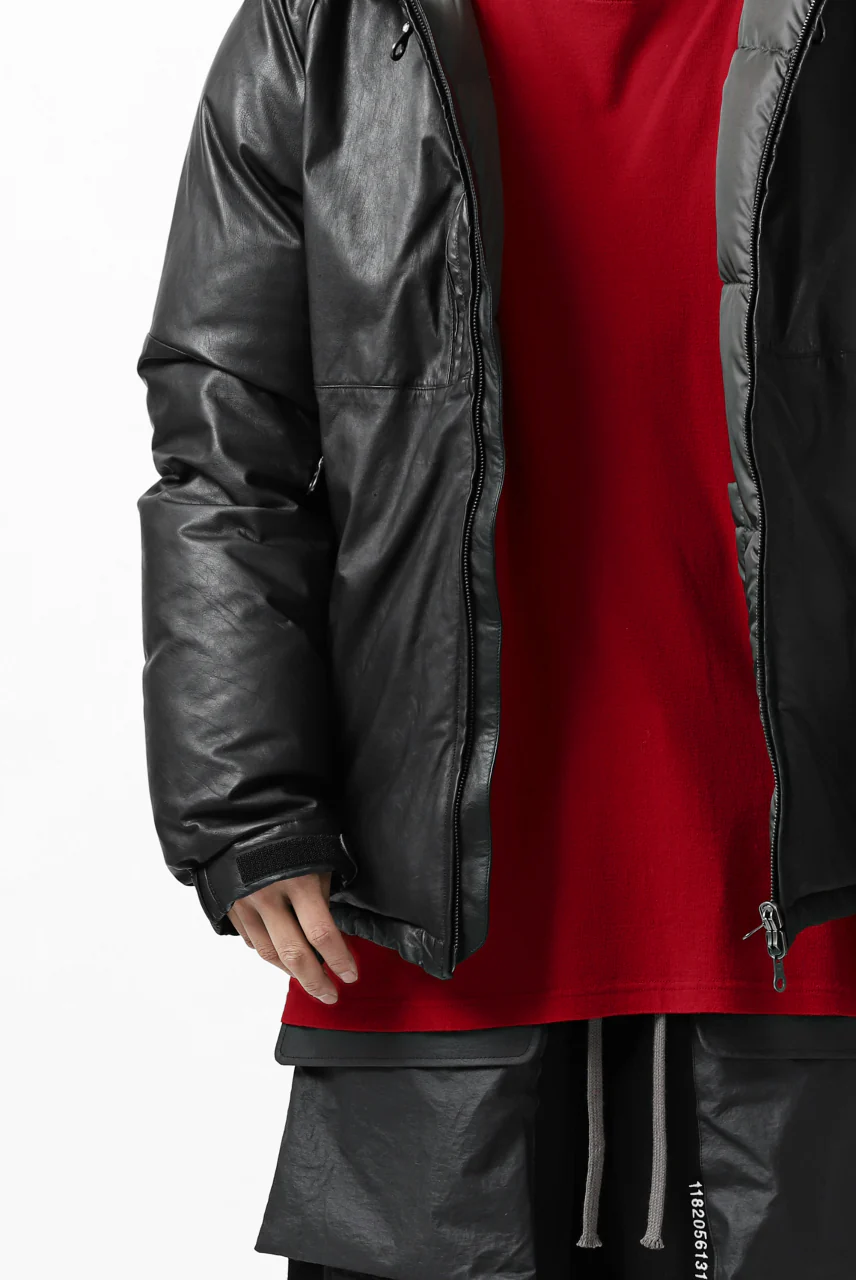 ISAMU KATAYAMA BACKLASH xx NANGA REVERSIBLE AURORA DOWN JACKET / KANGAROO x NYLON x POLISH WHITE GOOSE (BLACK x GREY) - Image 60
