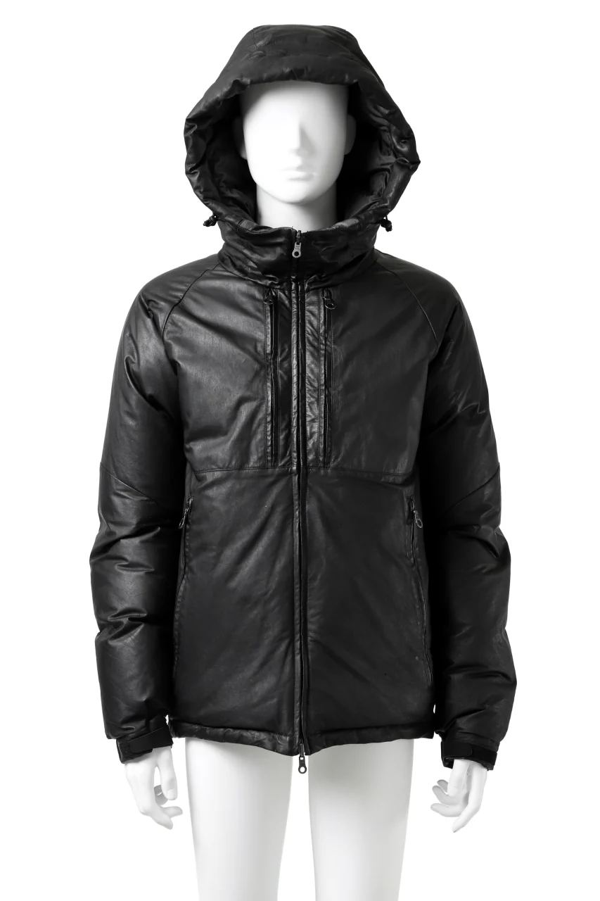 ISAMU KATAYAMA BACKLASH xx NANGA REVERSIBLE AURORA DOWN JACKET / KANGAROO x NYLON x POLISH WHITE GOOSE (BLACK x GREY) - Image 7
