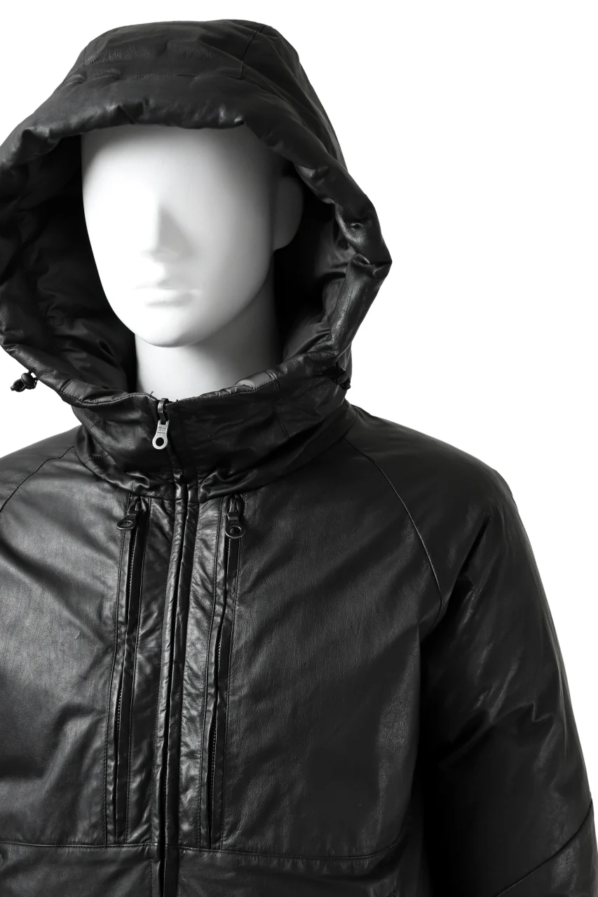 ISAMU KATAYAMA BACKLASH xx NANGA REVERSIBLE AURORA DOWN JACKET / KANGAROO x NYLON x POLISH WHITE GOOSE (BLACK x GREY) - Image 8