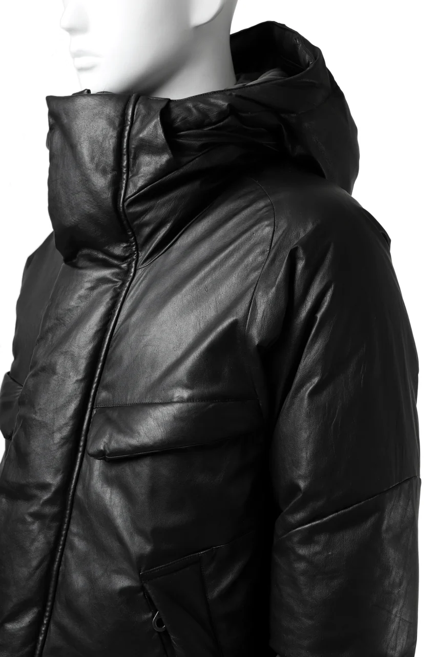 ISAMU KATAYAMA BACKLASH xx NANGA REVERSIBLE MOUNTAIN BELAY COAT / KANGAROO x NYLON x POLISH WHITE GOOSE (BLACK x GREY) - Image 18