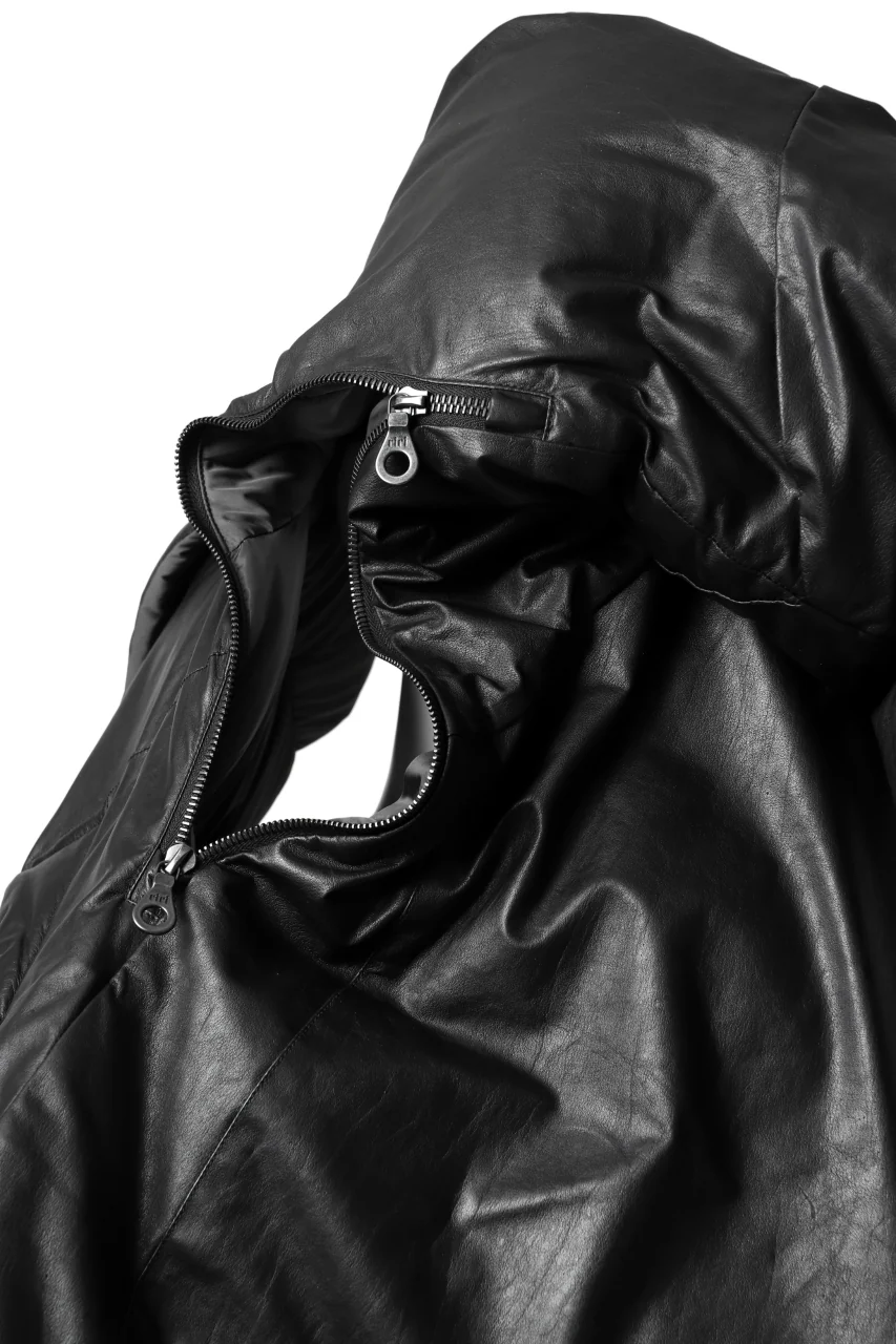 ISAMU KATAYAMA BACKLASH xx NANGA REVERSIBLE MOUNTAIN BELAY COAT / KANGAROO x NYLON x POLISH WHITE GOOSE (BLACK x GREY) - Image 22