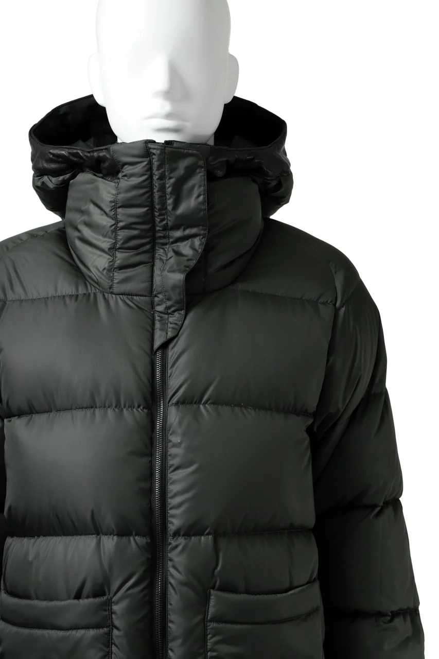 ISAMU KATAYAMA BACKLASH xx NANGA REVERSIBLE MOUNTAIN BELAY COAT / KANGAROO x NYLON x POLISH WHITE GOOSE (BLACK x GREY) - Image 27