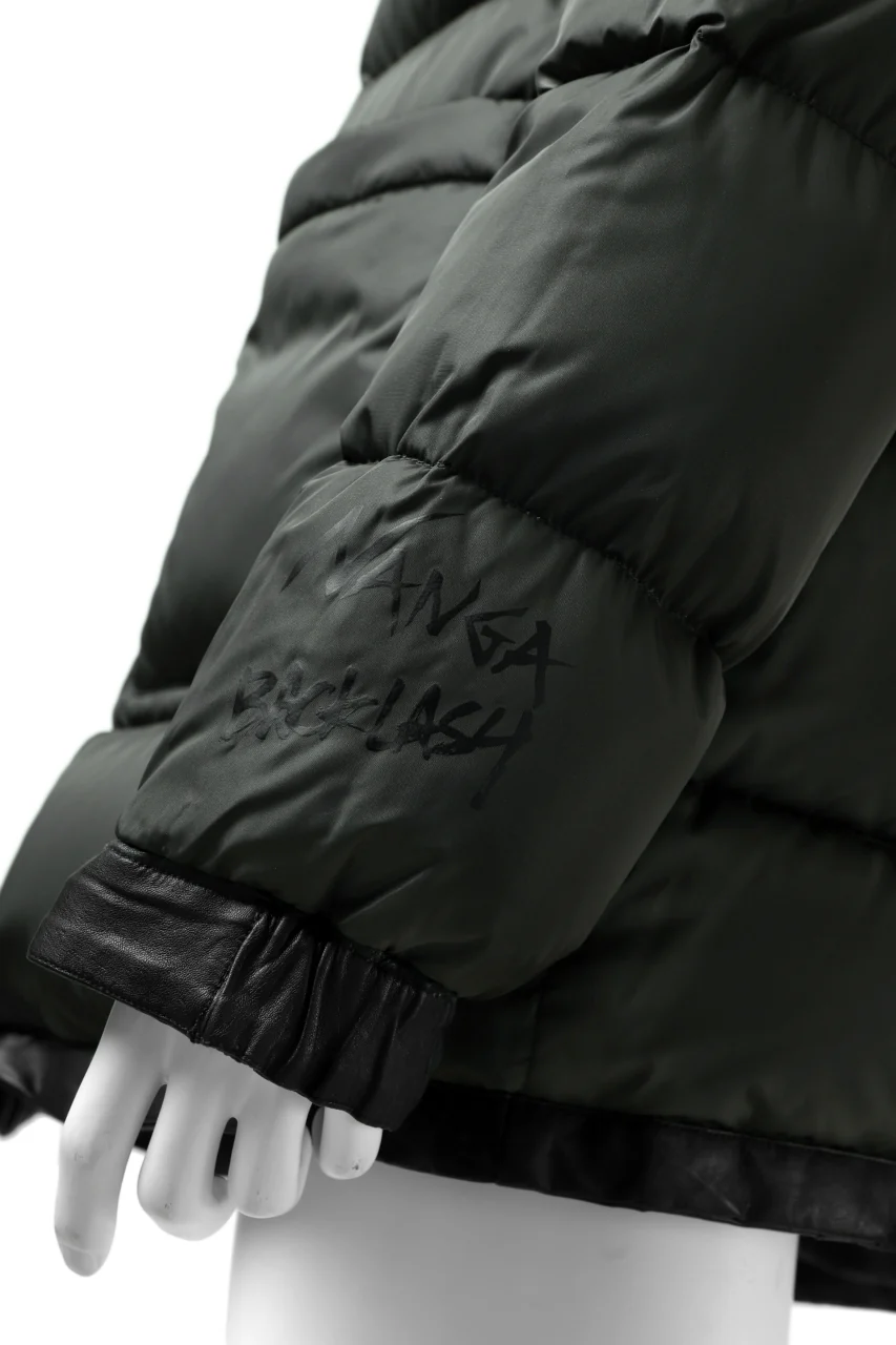 ISAMU KATAYAMA BACKLASH xx NANGA REVERSIBLE MOUNTAIN BELAY COAT / KANGAROO x NYLON x POLISH WHITE GOOSE (BLACK x GREY) - Image 33