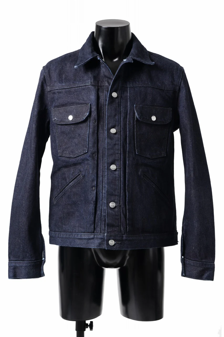 ISAMU KATAYAMA BACKLASH xx Wrangler 19oz ORIGINAL SELVEDGE DENIM JACKET (INDIGO)