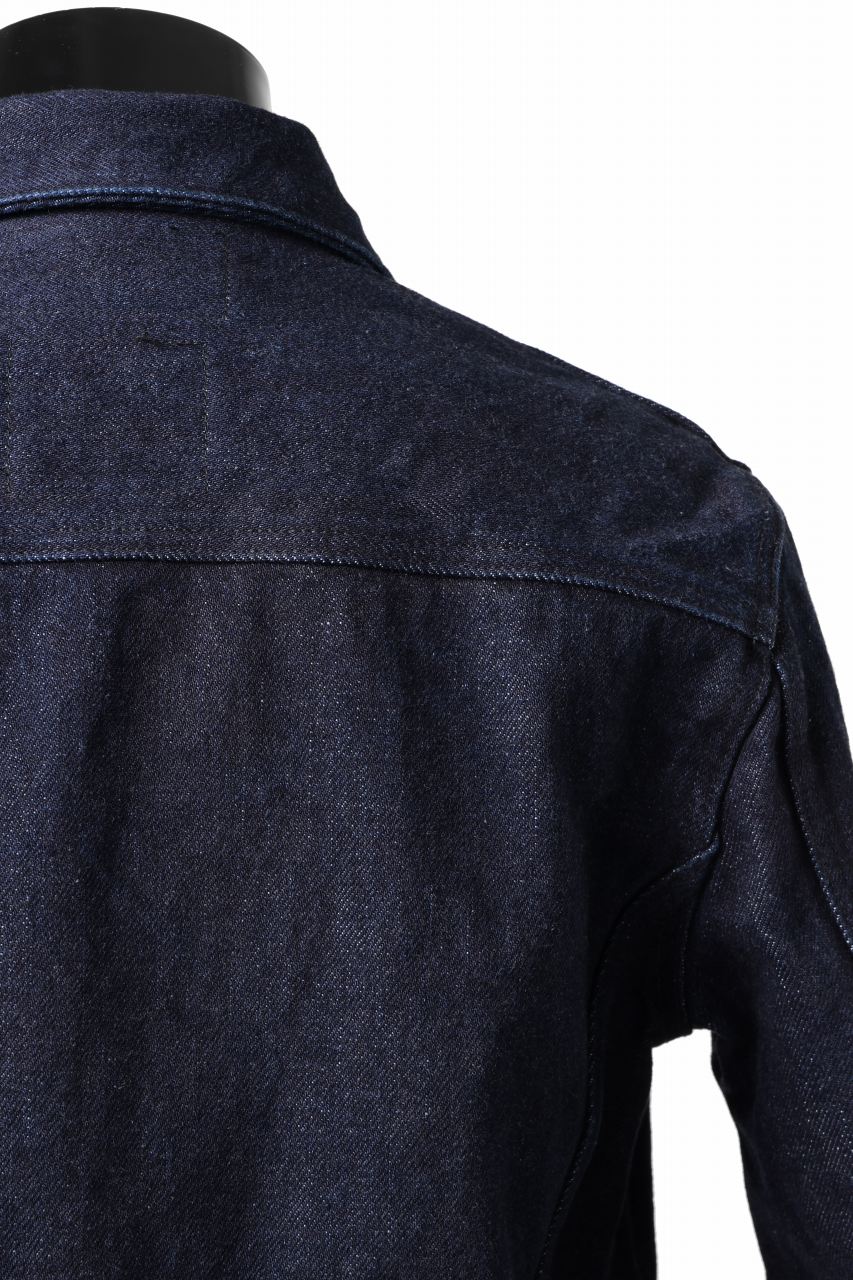 ISAMU KATAYAMA BACKLASH xx Wrangler 19oz ORIGINAL SELVEDGE DENIM JACKET (INDIGO) - Image 13