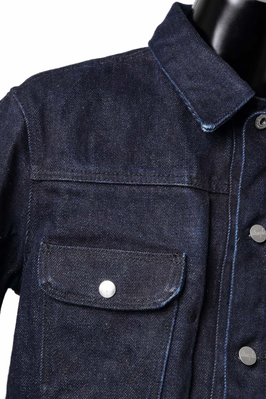 ISAMU KATAYAMA BACKLASH xx Wrangler 19oz ORIGINAL SELVEDGE DENIM JACKET (INDIGO) - Image 15