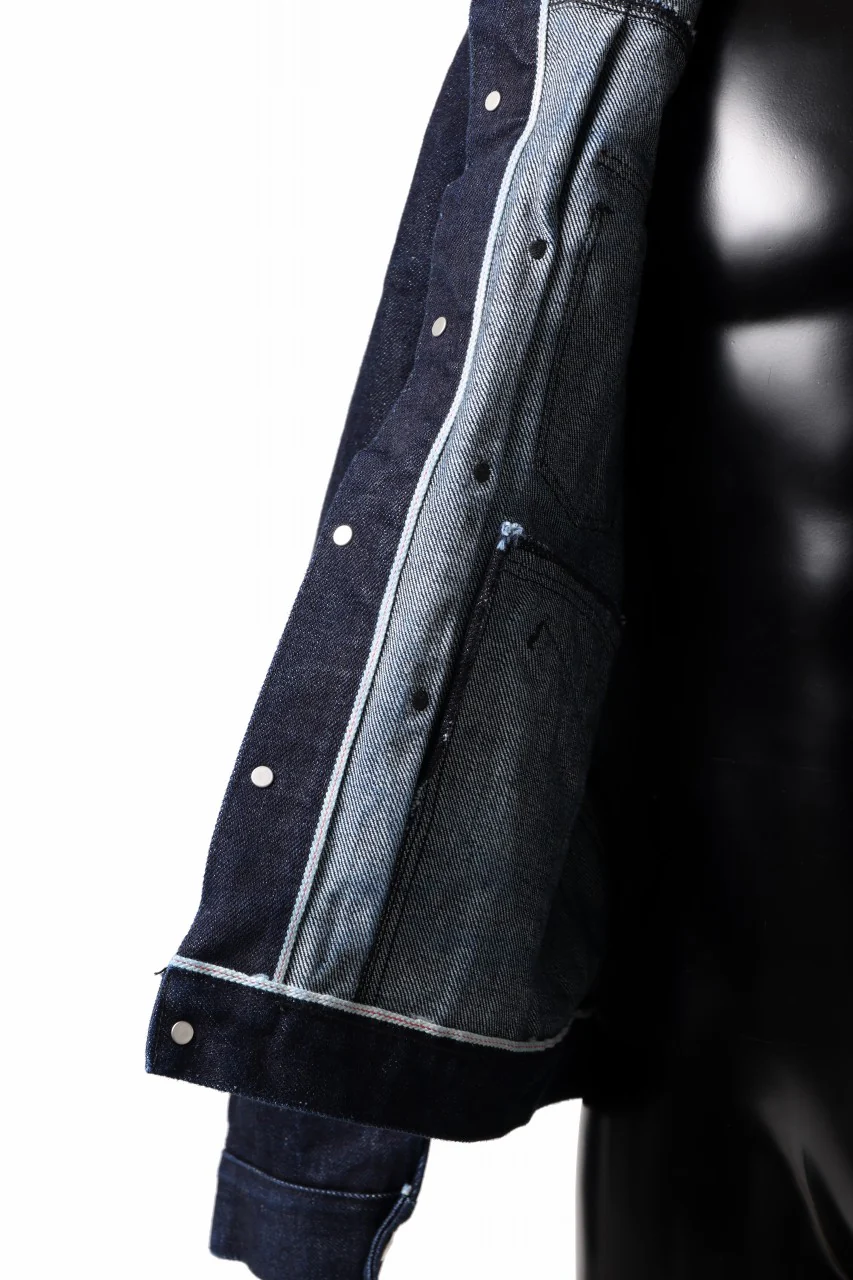 ISAMU KATAYAMA BACKLASH xx Wrangler 19oz ORIGINAL SELVEDGE DENIM JACKET (INDIGO) - Image 17
