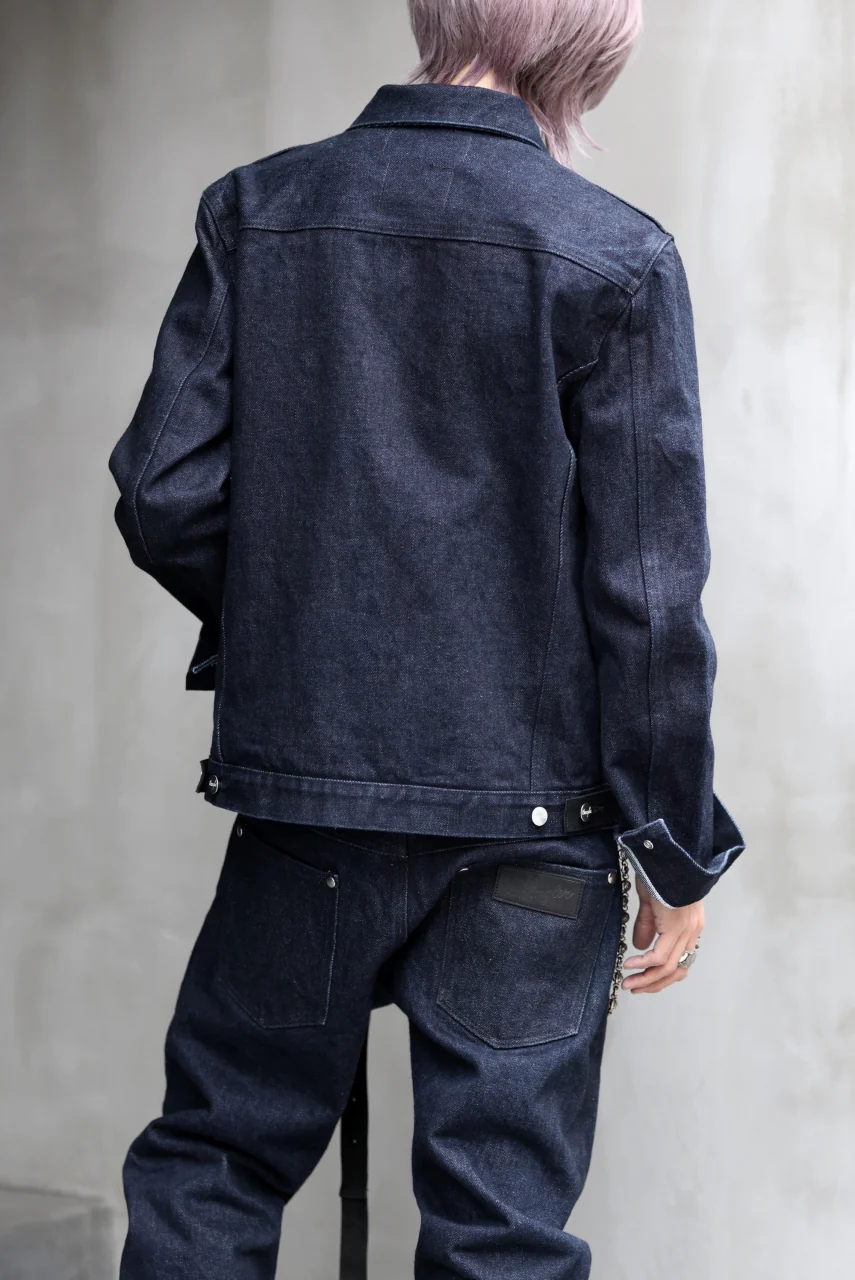 ISAMU KATAYAMA BACKLASH xx Wrangler 19oz ORIGINAL SELVEDGE DENIM JACKET (INDIGO) - Image 20