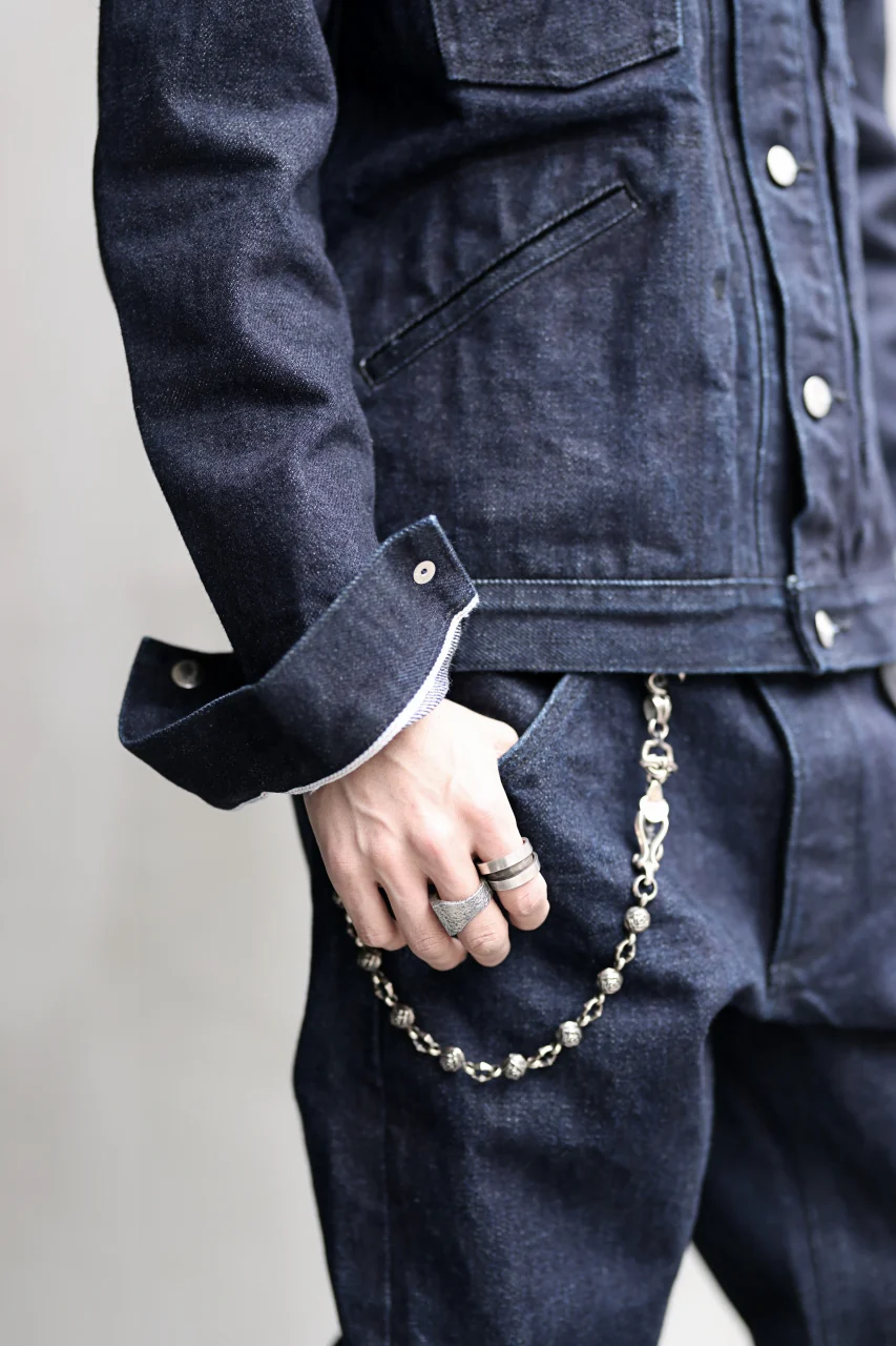 ISAMU KATAYAMA BACKLASH xx Wrangler 19oz ORIGINAL SELVEDGE DENIM JACKET (INDIGO) - Image 25
