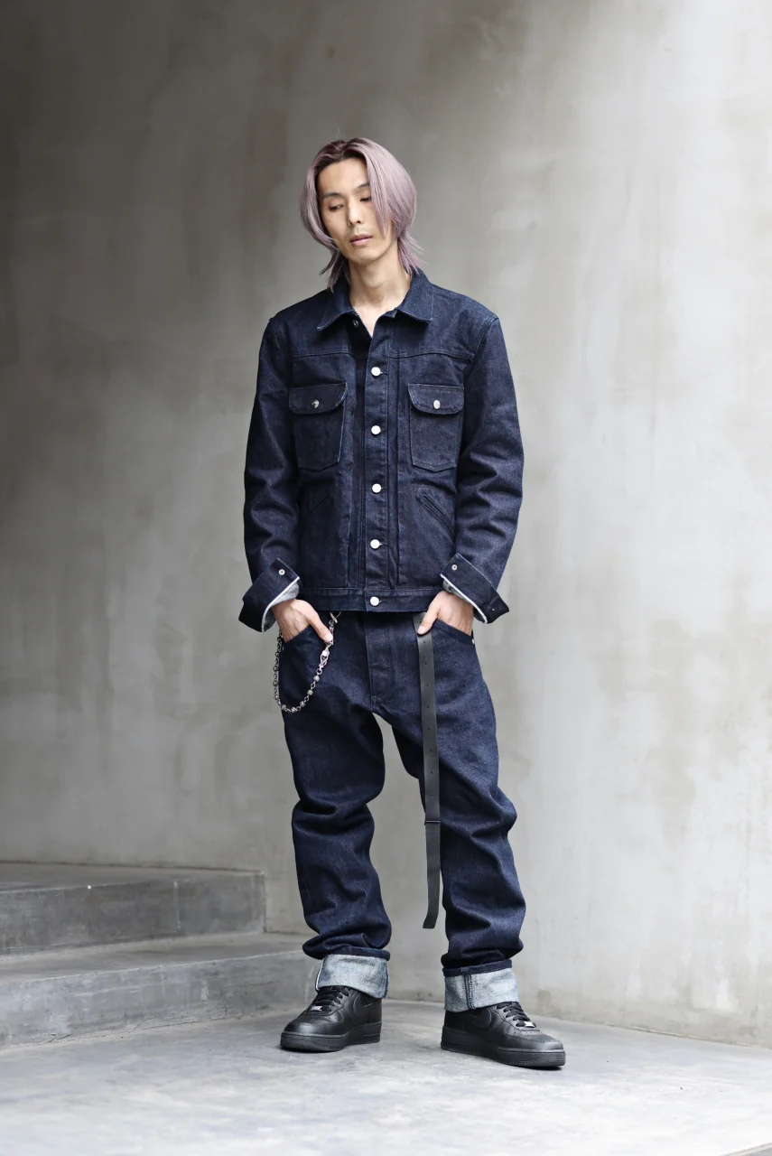 ISAMU KATAYAMA BACKLASH xx Wrangler 19oz ORIGINAL SELVEDGE DENIM PANTS (INDIGO) - Image 47