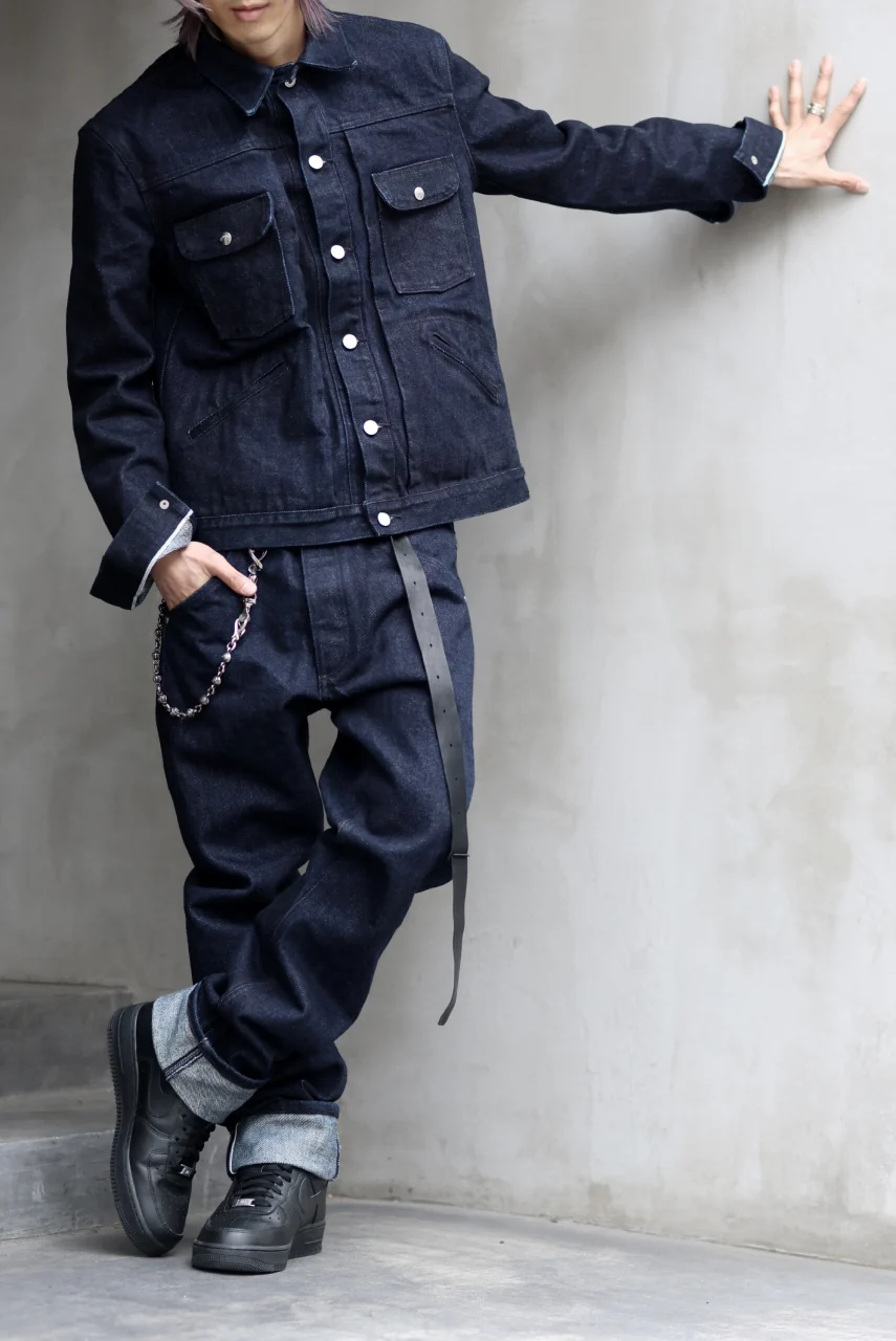 ISAMU KATAYAMA BACKLASH xx Wrangler 19oz ORIGINAL SELVEDGE DENIM PANTS (INDIGO) - Image 49