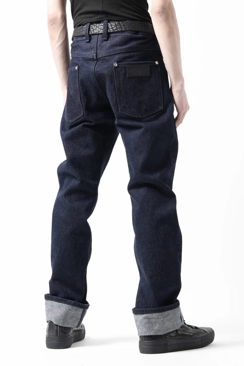 ISAMU KATAYAMA BACKLASH xx Wrangler 19oz ORIGINAL SELVEDGE DENIM PANTS (INDIGO) - Image 6