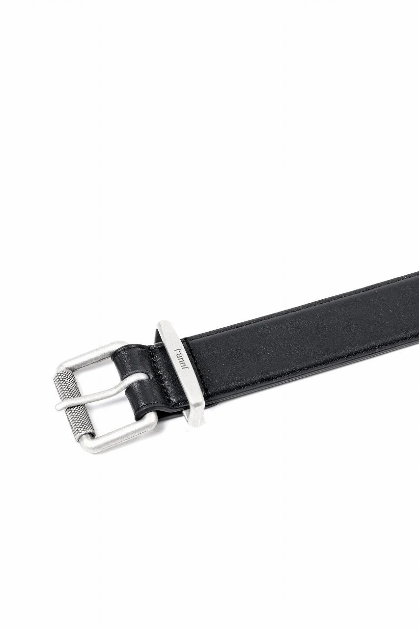 Juun.J Aging Leather Belt (BLACK) - Image 11