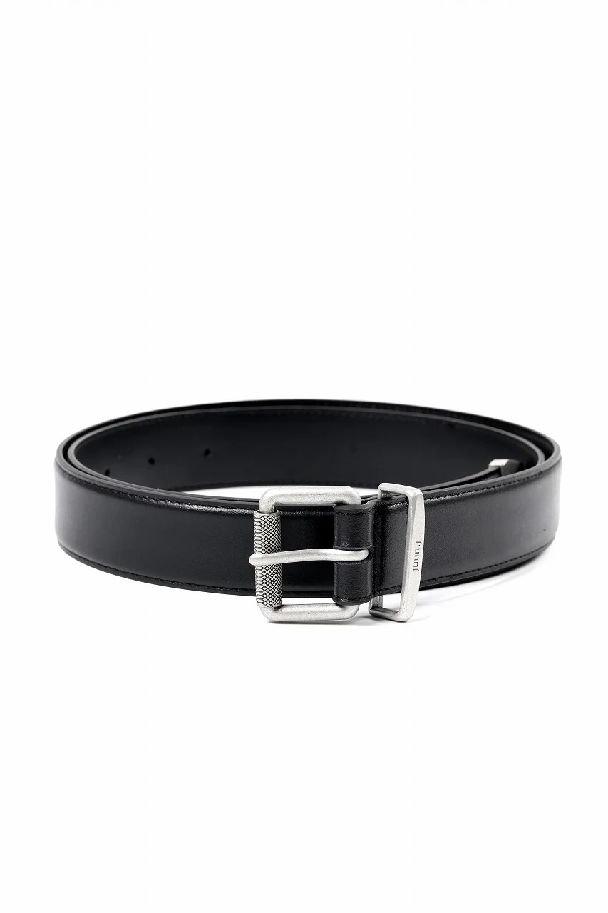 Juun.J Aging Leather Belt (BLACK) - Image 4