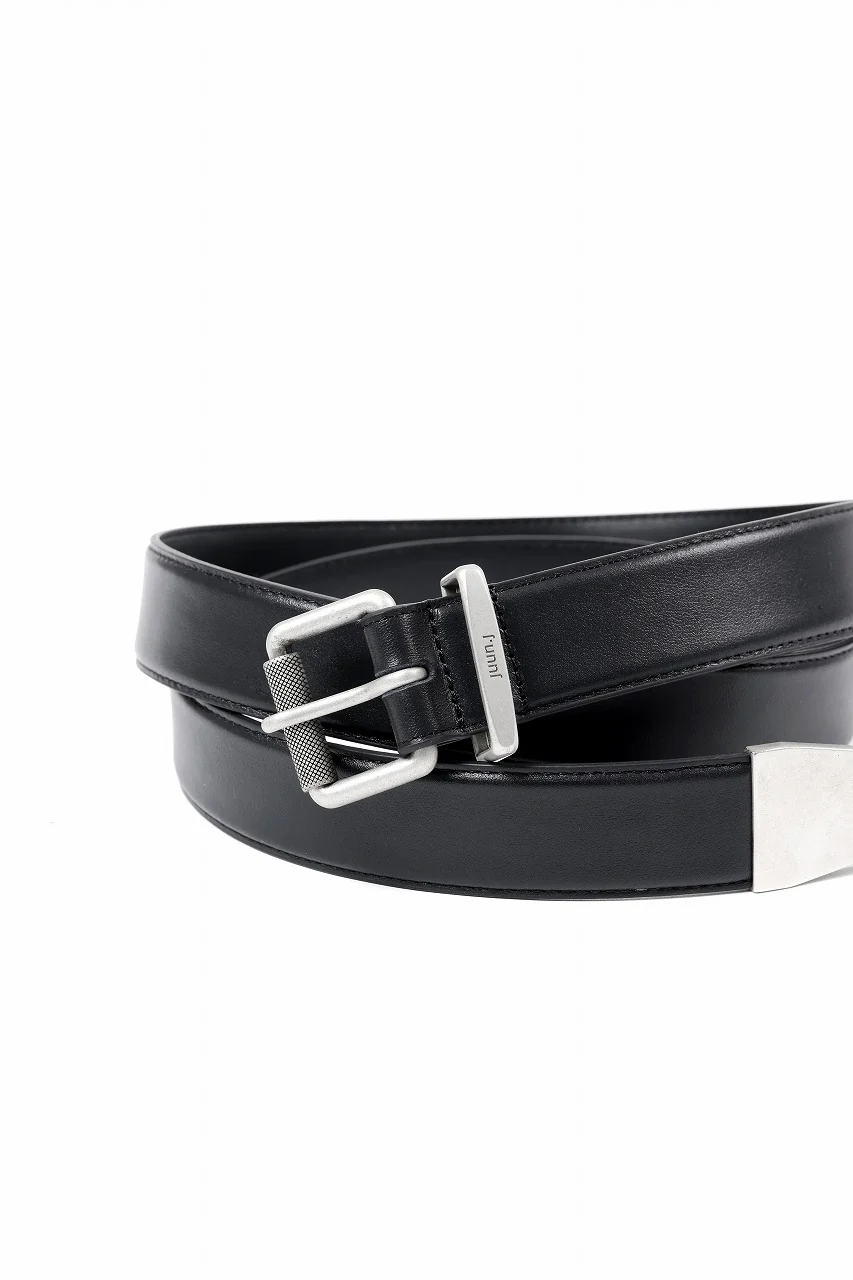 Juun.J Aging Leather Belt (BLACK) - Image 8