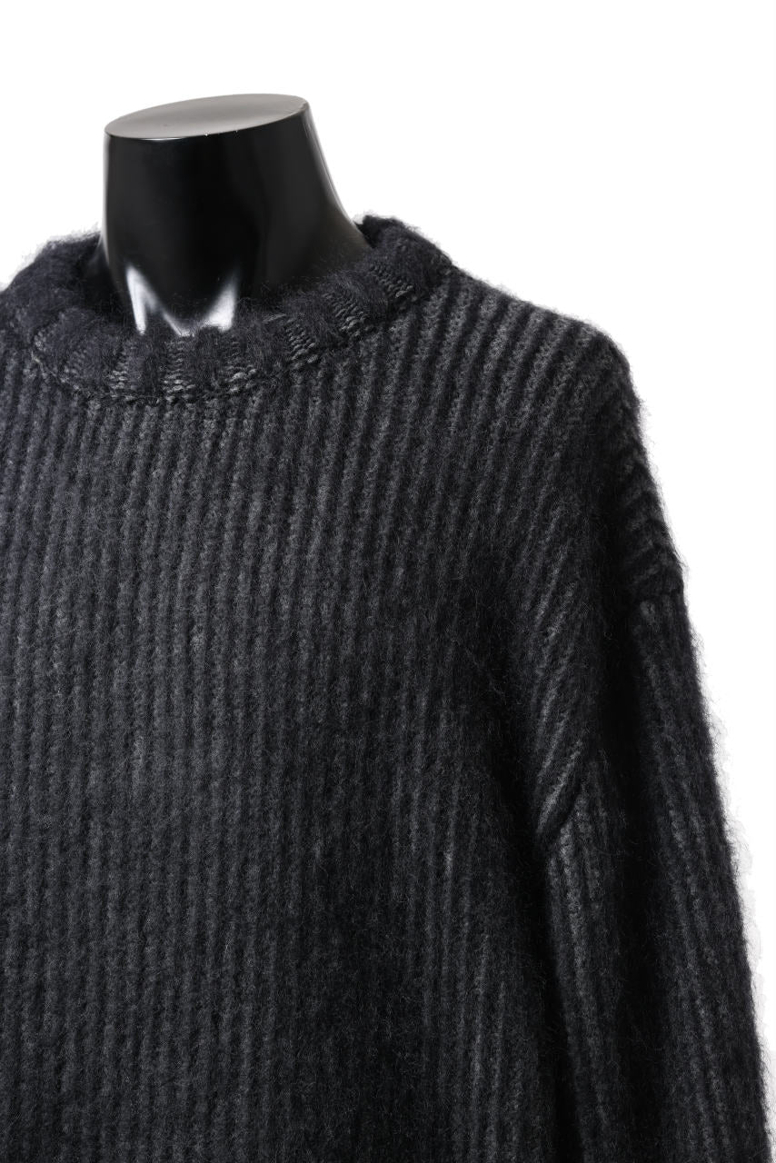 Juun.J Bulky Yarn Basic Pullover (BLACK) - Image 10