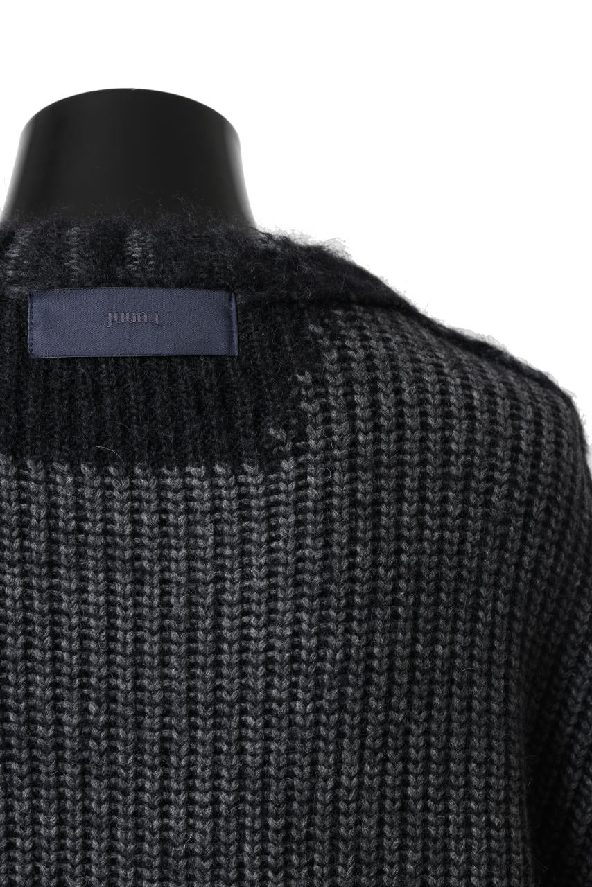 Juun.J Bulky Yarn Basic Pullover (BLACK) - Image 18