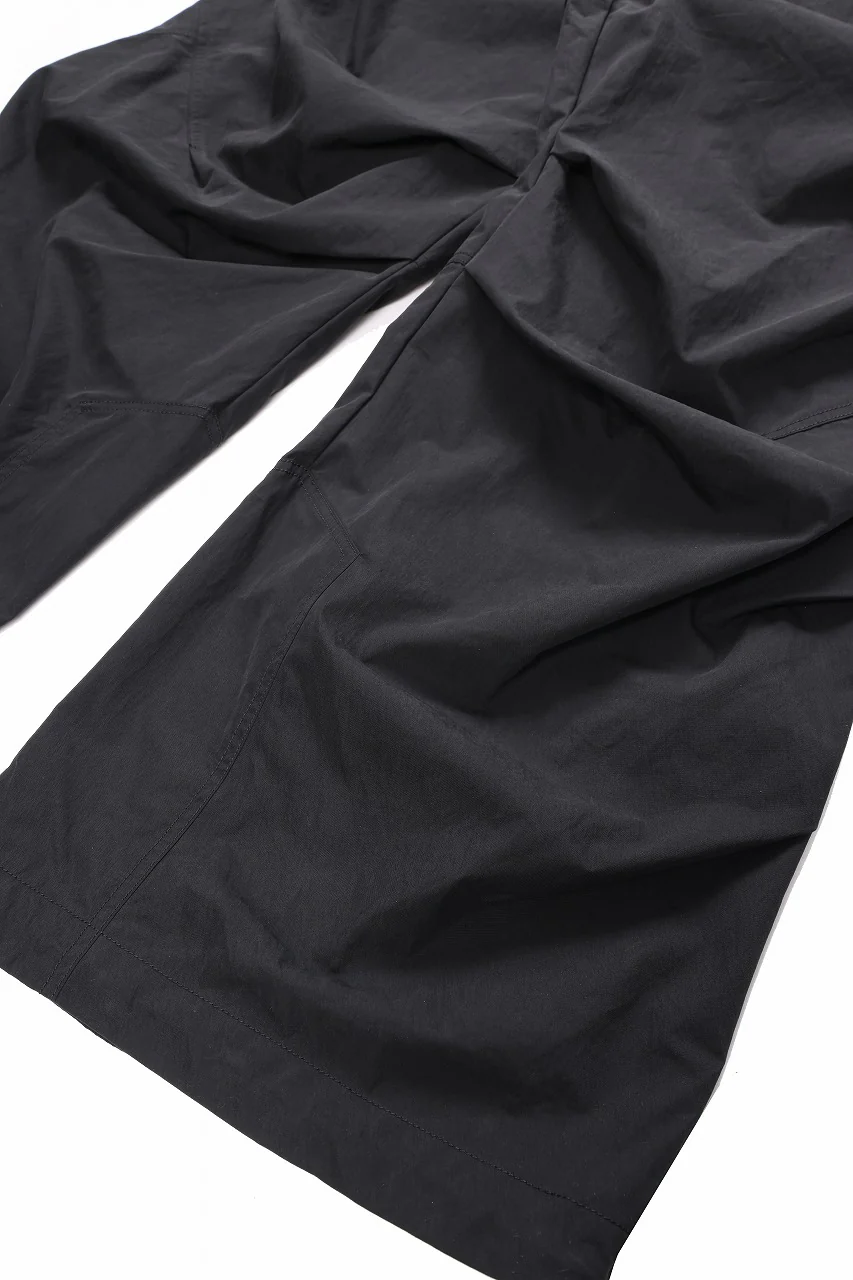Juun.J Cotton Side Tucked Pants (BLACK) - Image 10
