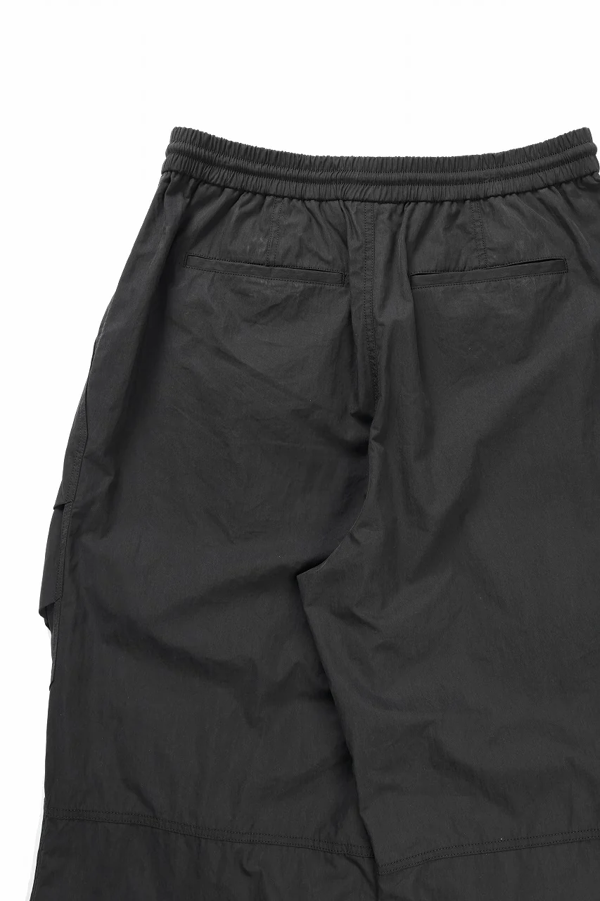 Juun.J Cotton Side Tucked Pants (BLACK) - Image 13