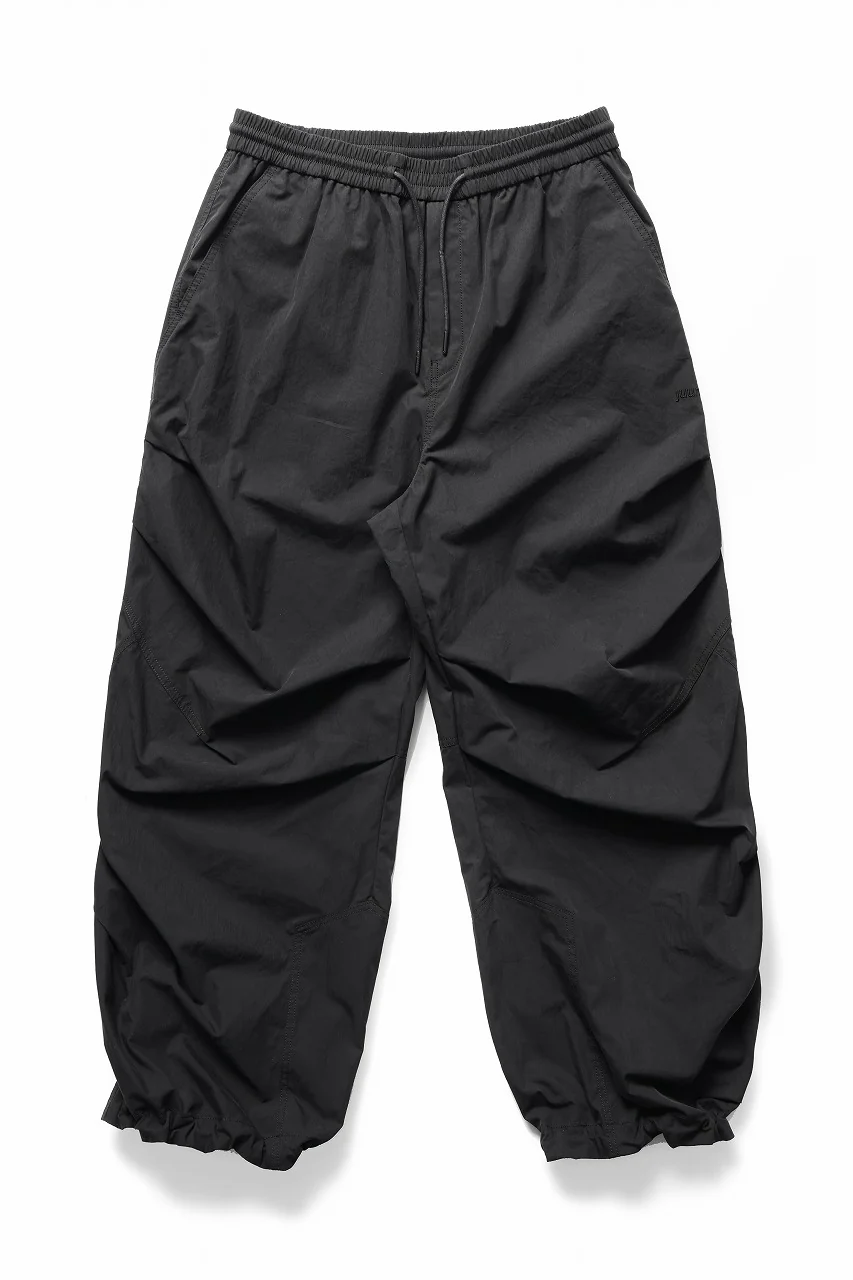 Juun.J Cotton Side Tucked Pants (BLACK) - Image 3
