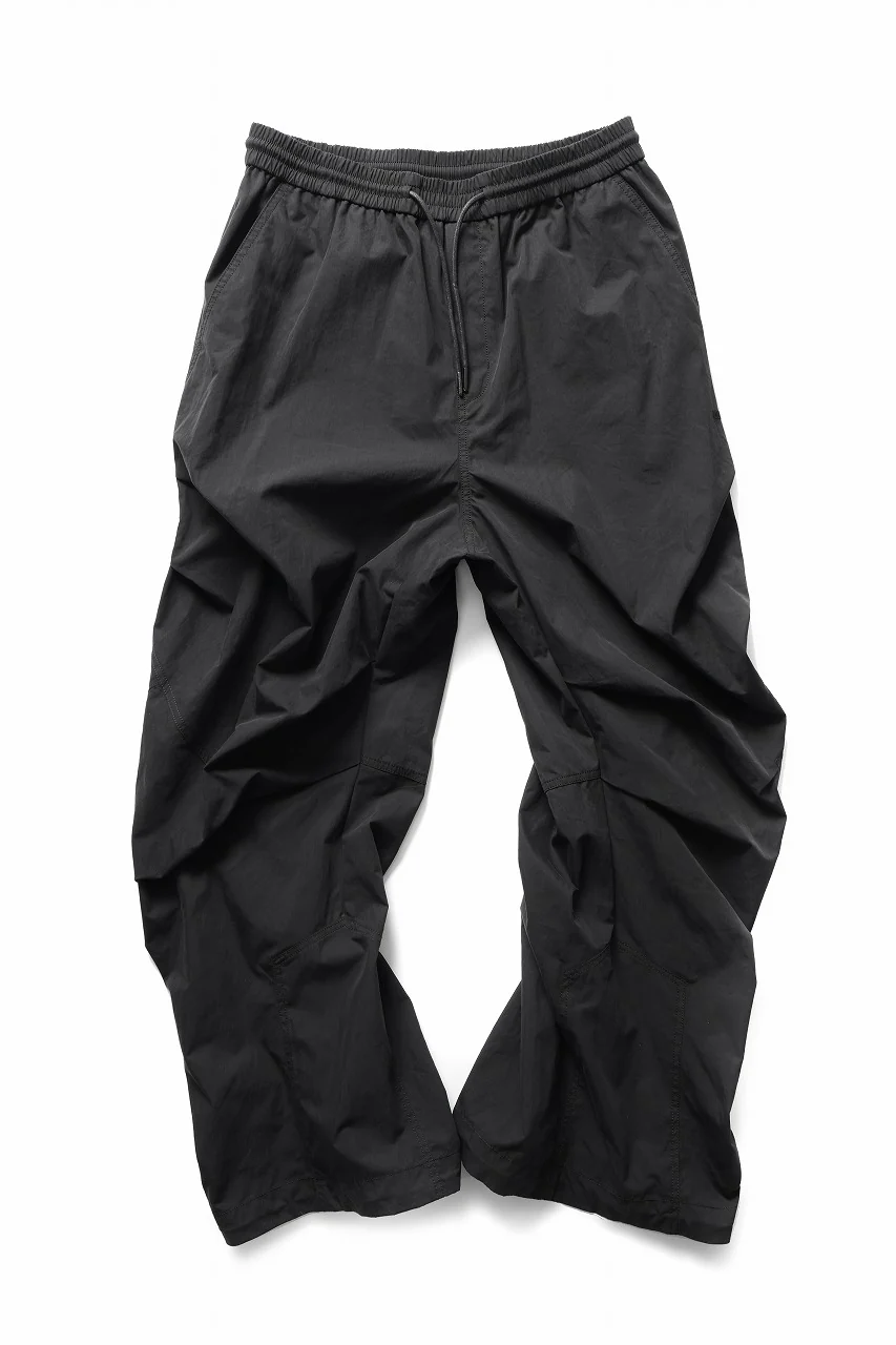 Juun.J Cotton Side Tucked Pants (BLACK) - Image 4
