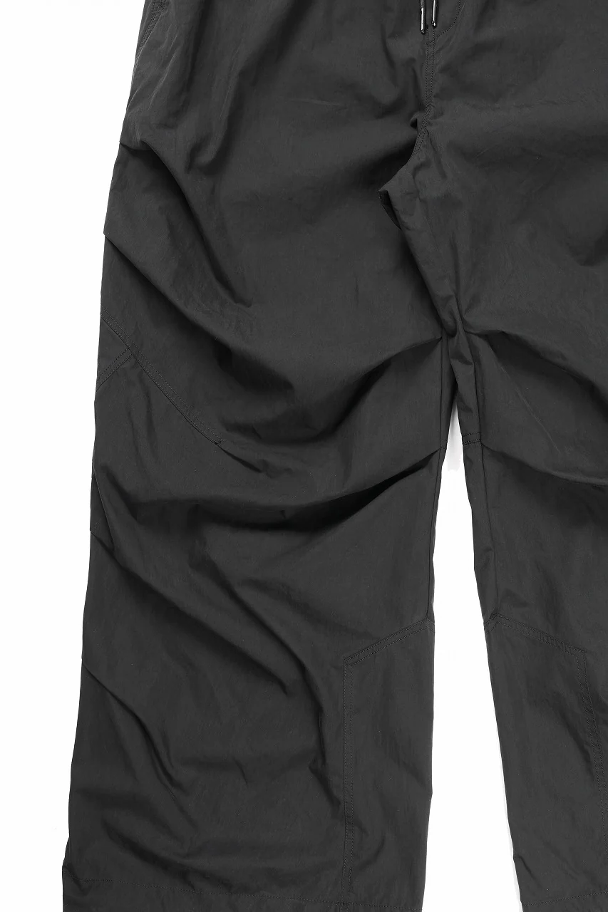 Juun.J Cotton Side Tucked Pants (BLACK) - Image 7