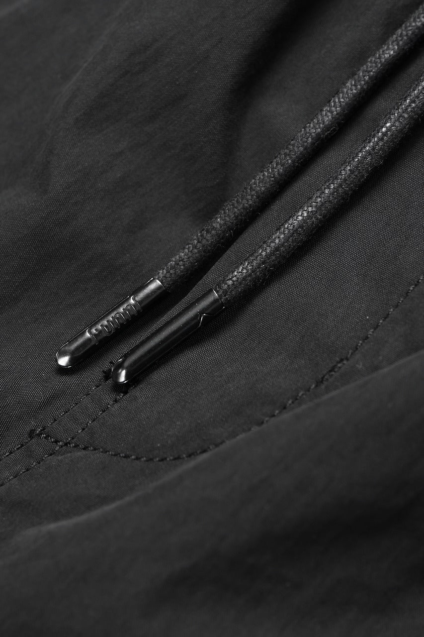 Juun.J Cotton Side Tucked Pants (BLACK) - Image 9