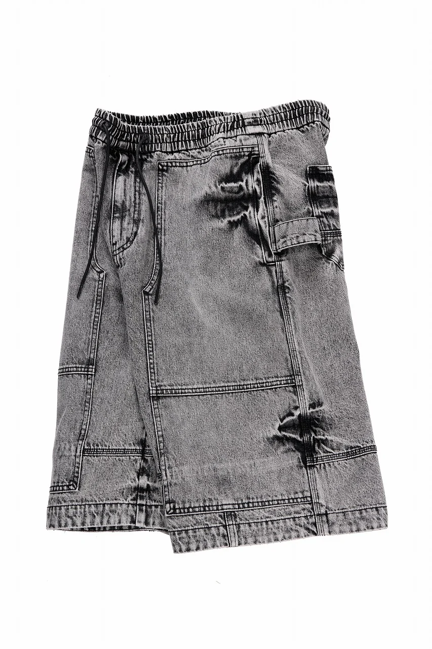 Juun.J Denim Bermuda Pants (GREY) - Image 4