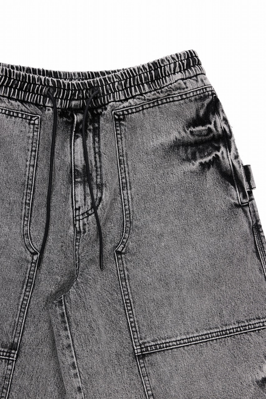 Juun.J Denim Bermuda Pants (GREY) - Image 7