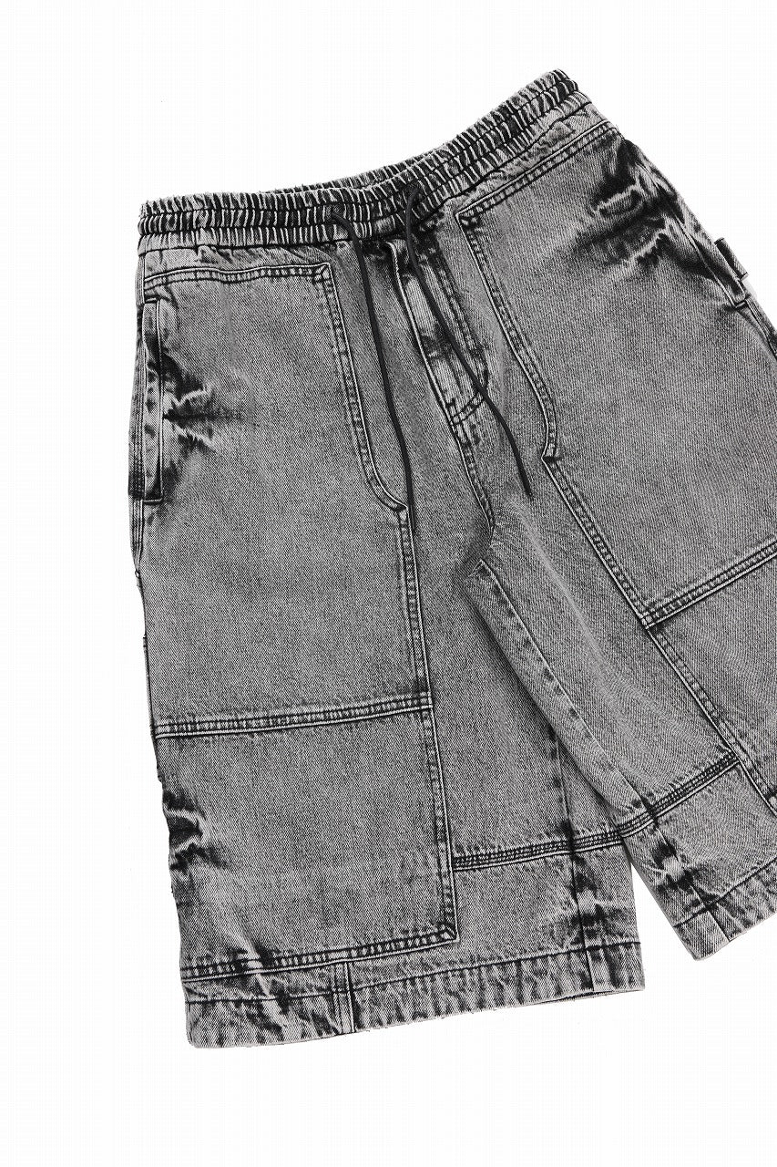 Juun.J Denim Bermuda Pants (GREY) - Image 8