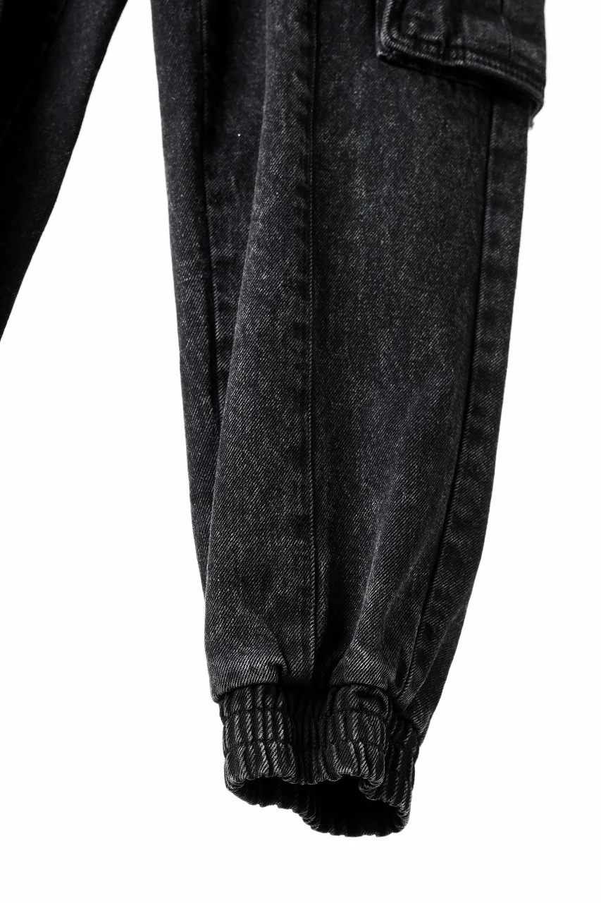 Juun.J Denim Cargo Jogger (BLACK) - Image 16