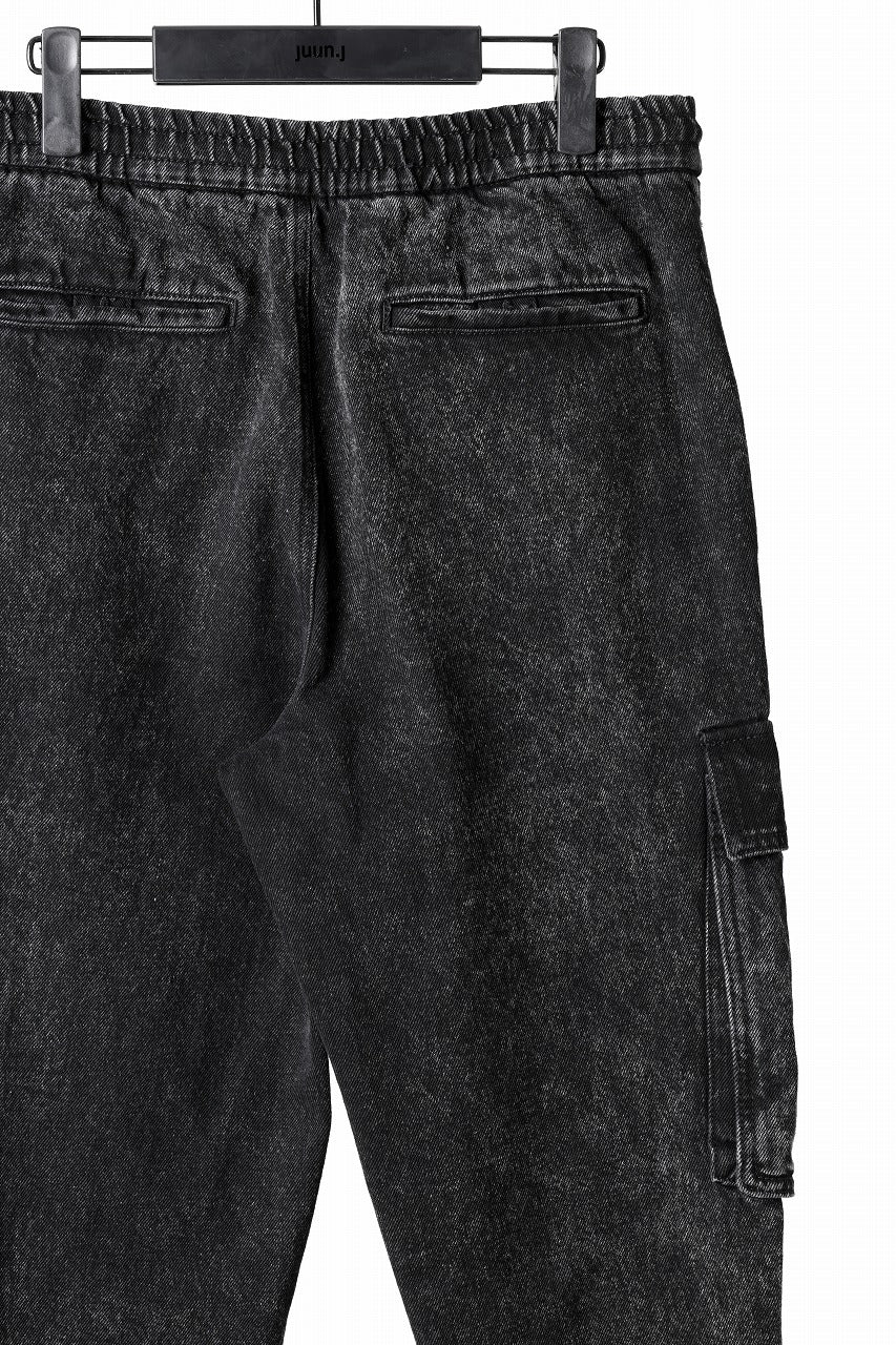 Juun.J Denim Cargo Jogger (BLACK) - Image 21