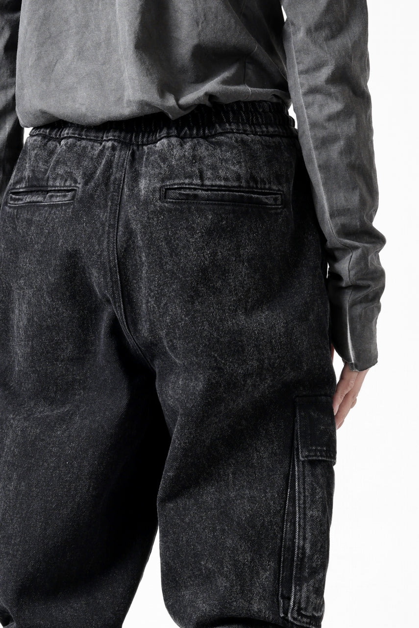 Juun.J Denim Cargo Jogger (BLACK) - Image 25