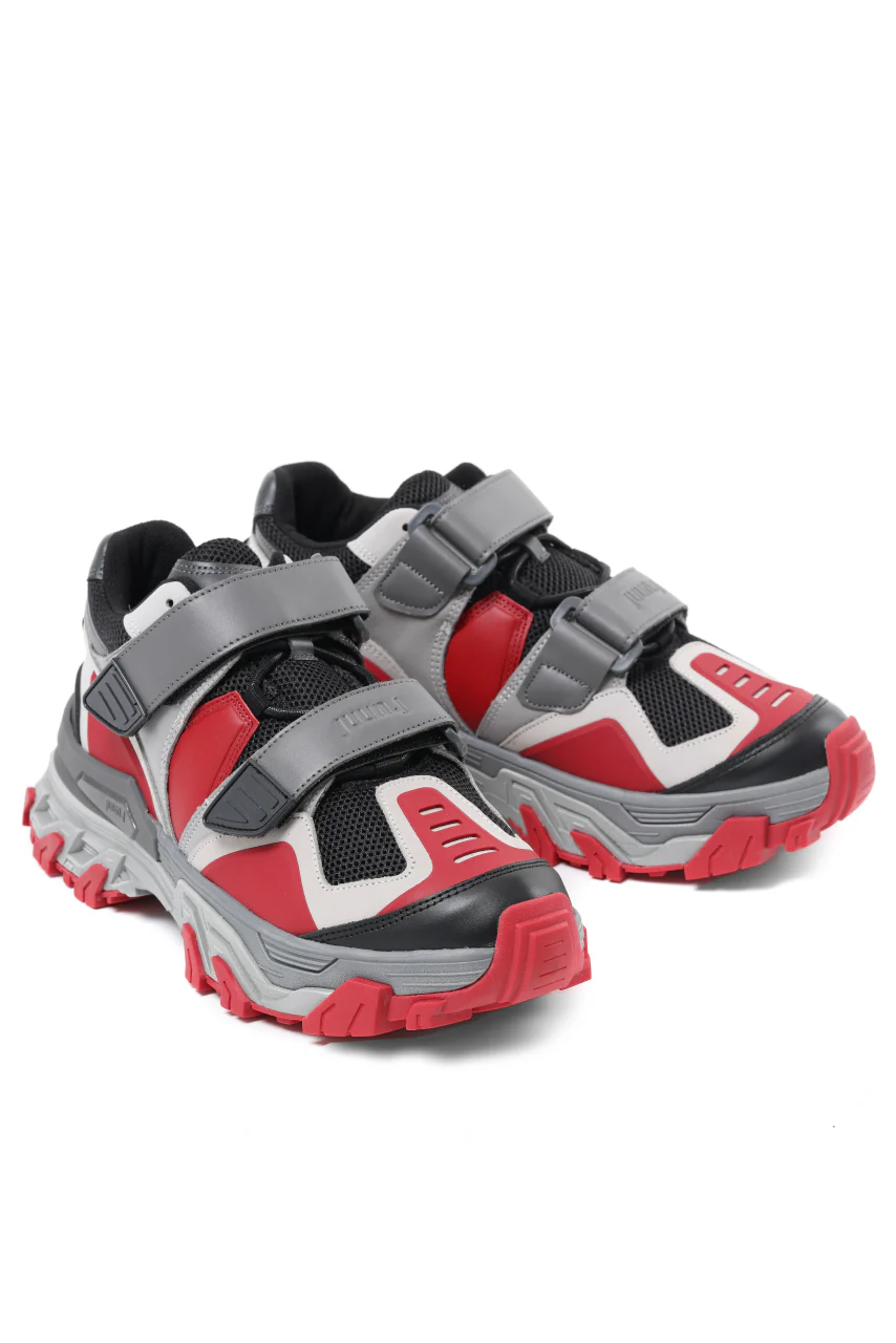 Juun.J Extended Trainer Shoes (RED) - Image 13