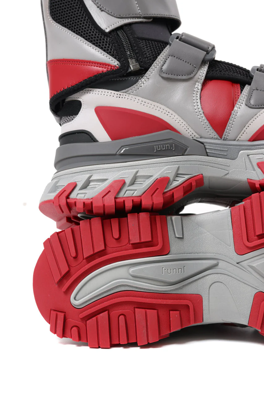Juun.J Extended Trainer Shoes (RED) - Image 20