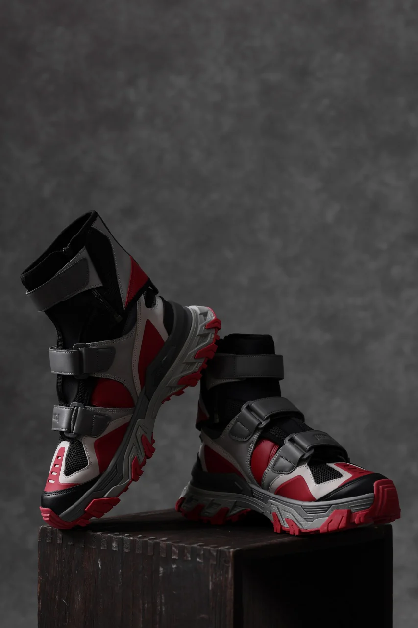 Juun.J Extended Trainer Shoes (RED) - Image 27