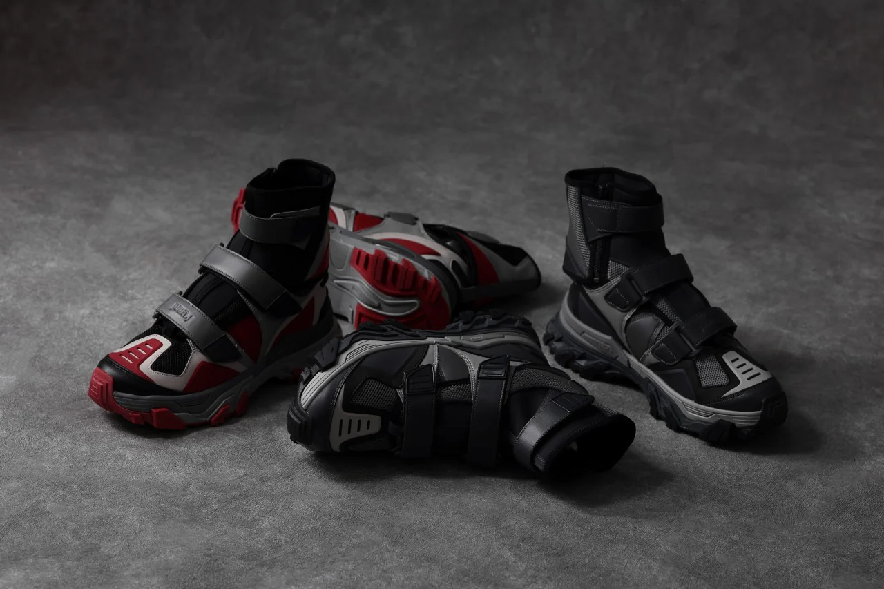 Juun.J Extended Trainer Shoes (RED) - Image 37