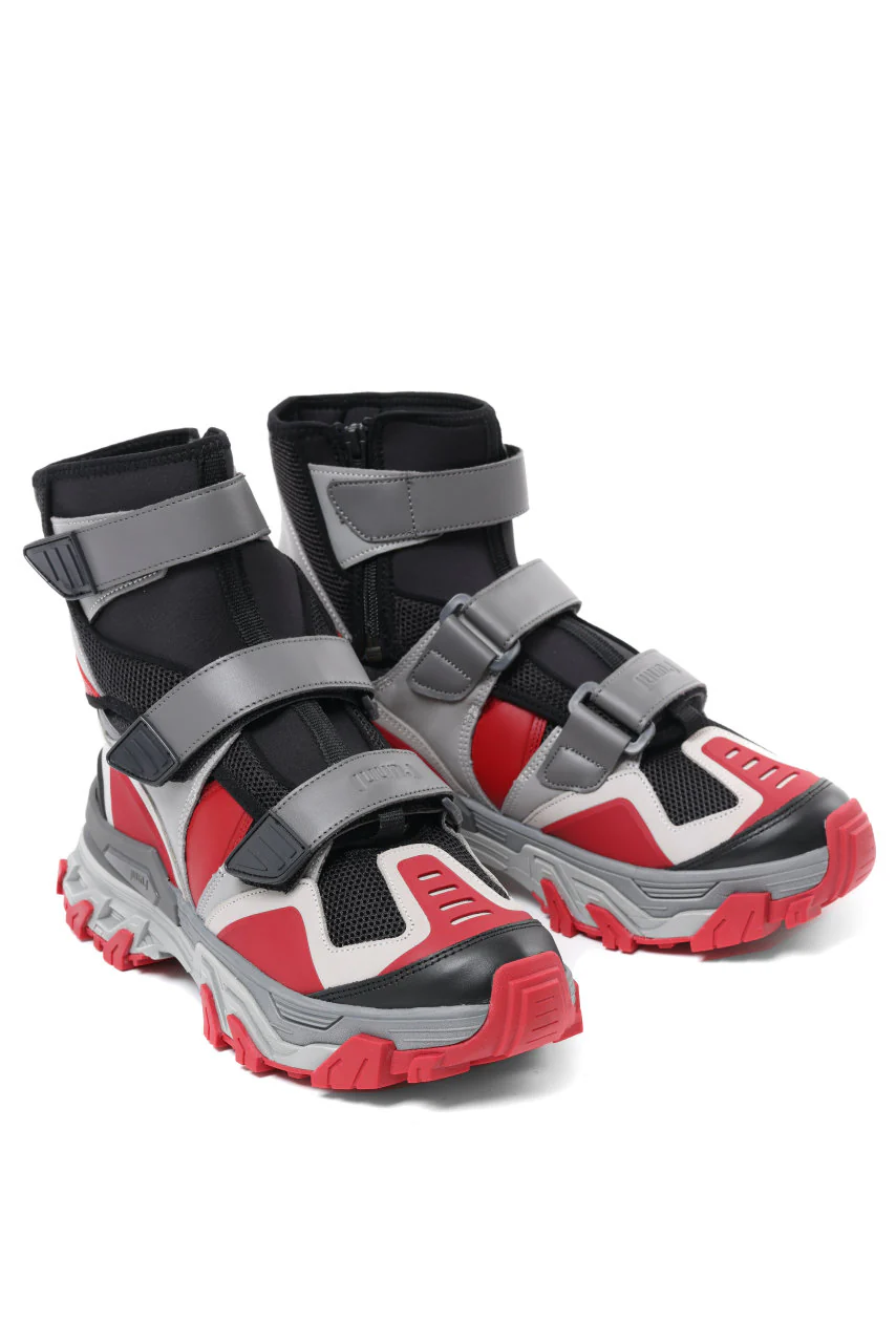 Juun.J Extended Trainer Shoes (RED) - Image 6